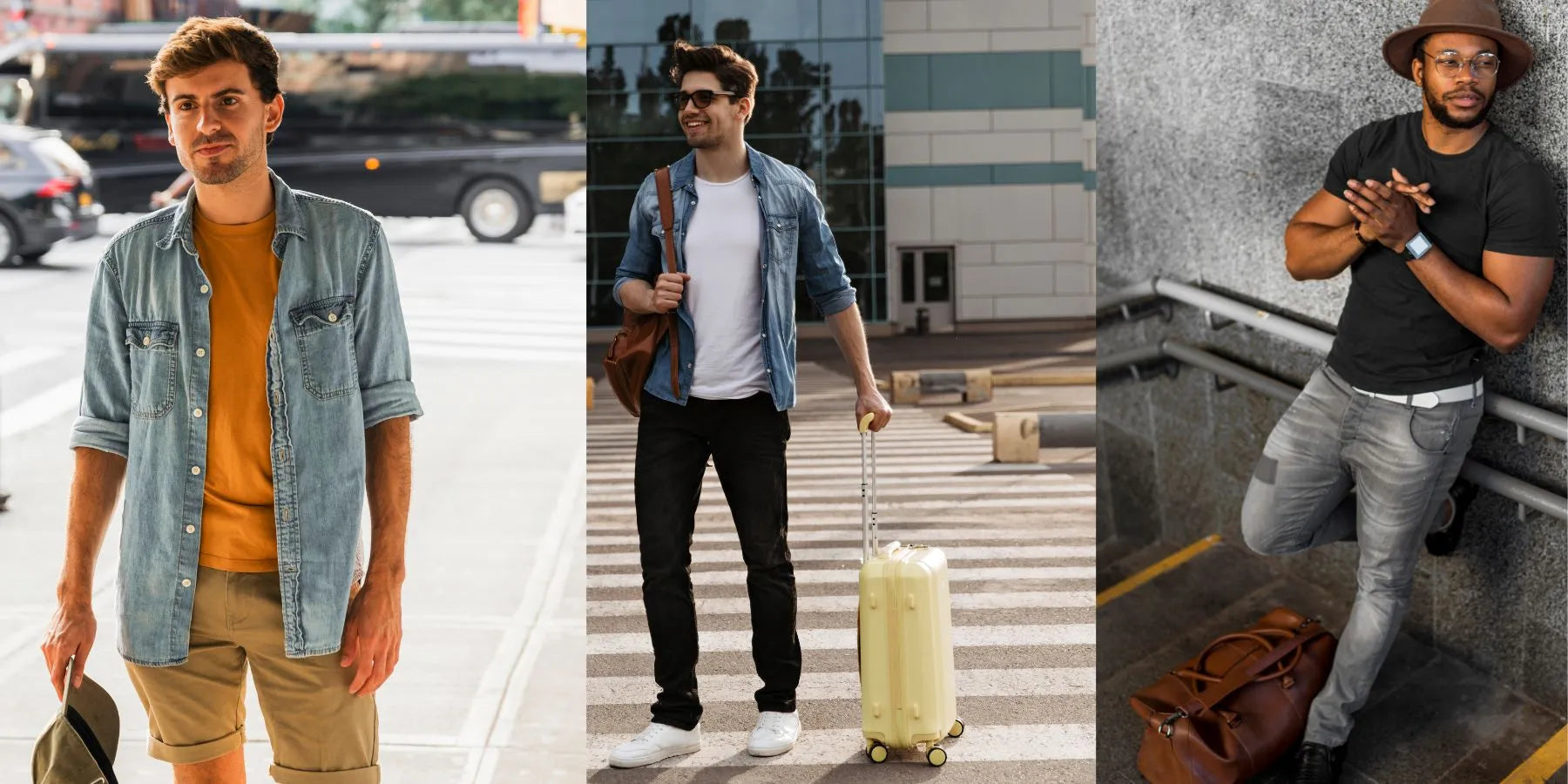What to wear to the airport :Trendy & Comfortable Outfit Ideas for Men
