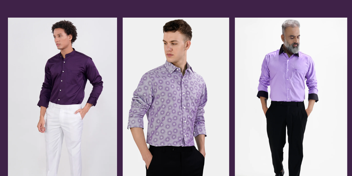 Stylish Purple Jeans Outfit for Men
