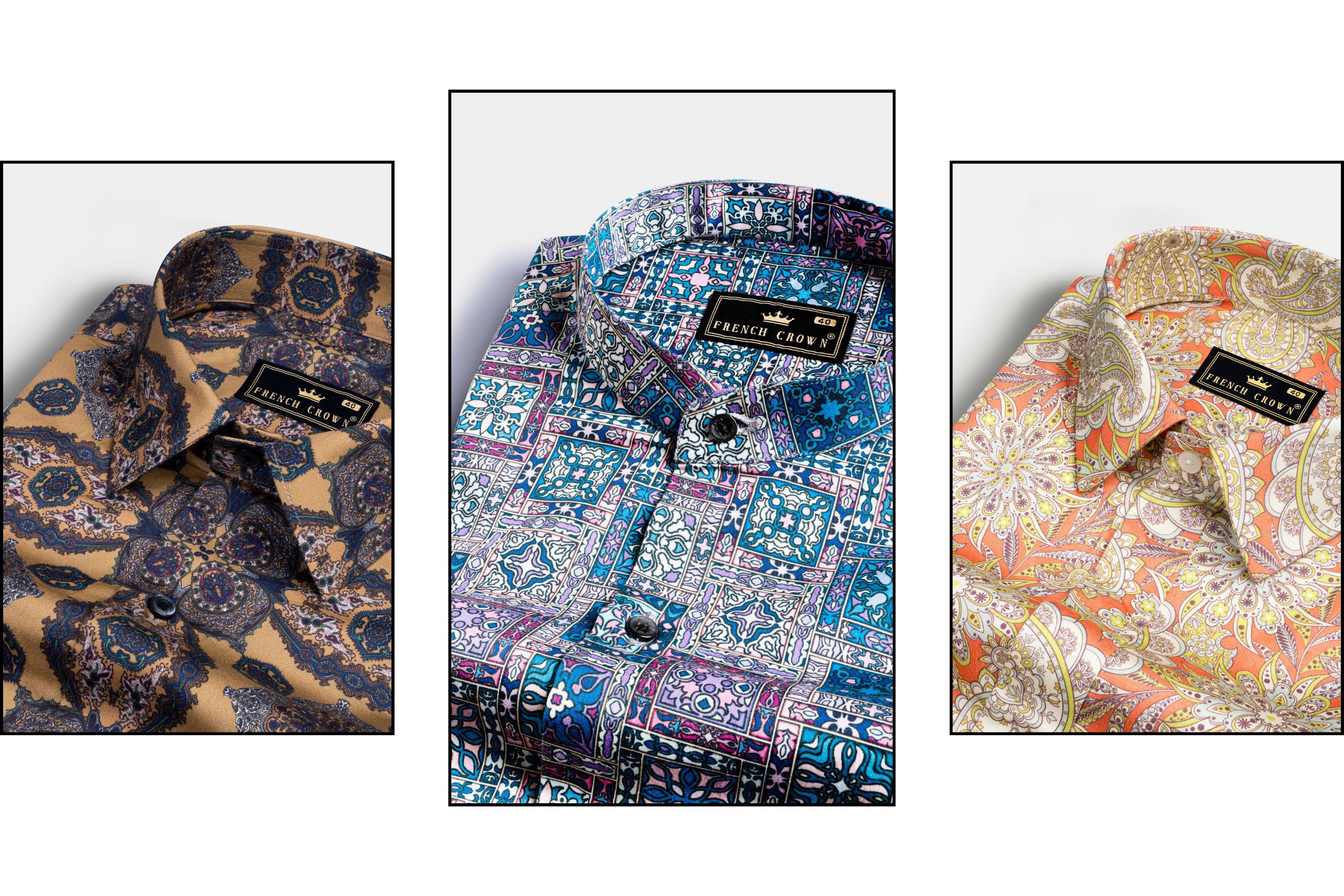 Premium & Branded Printed Shirts for Men Online