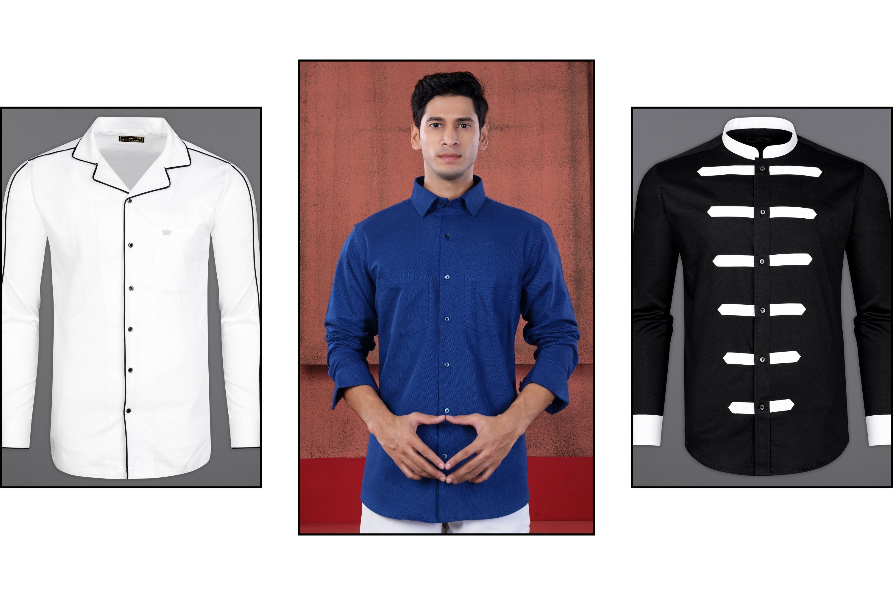 Buy Printed, Plain and Checks Cotton Shirts for Men at Best Price in India