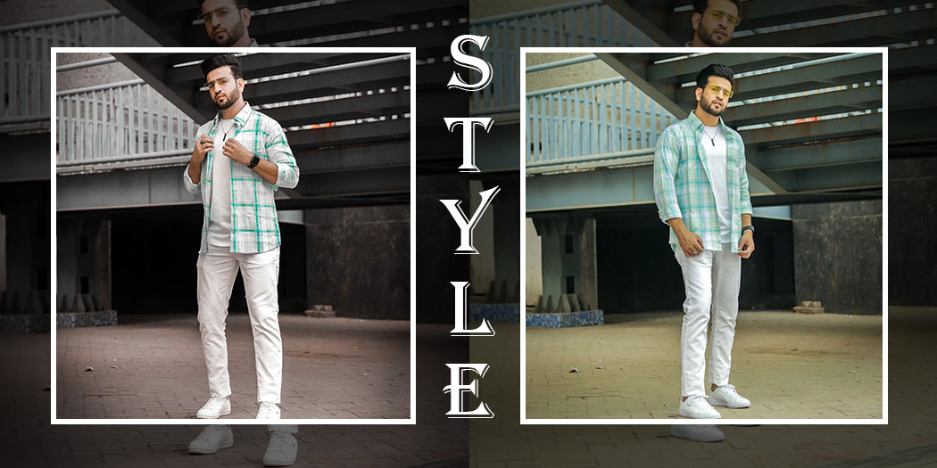 men's premium check shirt