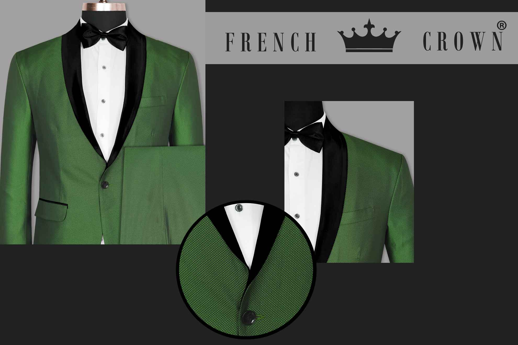 Shop Premium Green Suits For Men In India French Crown