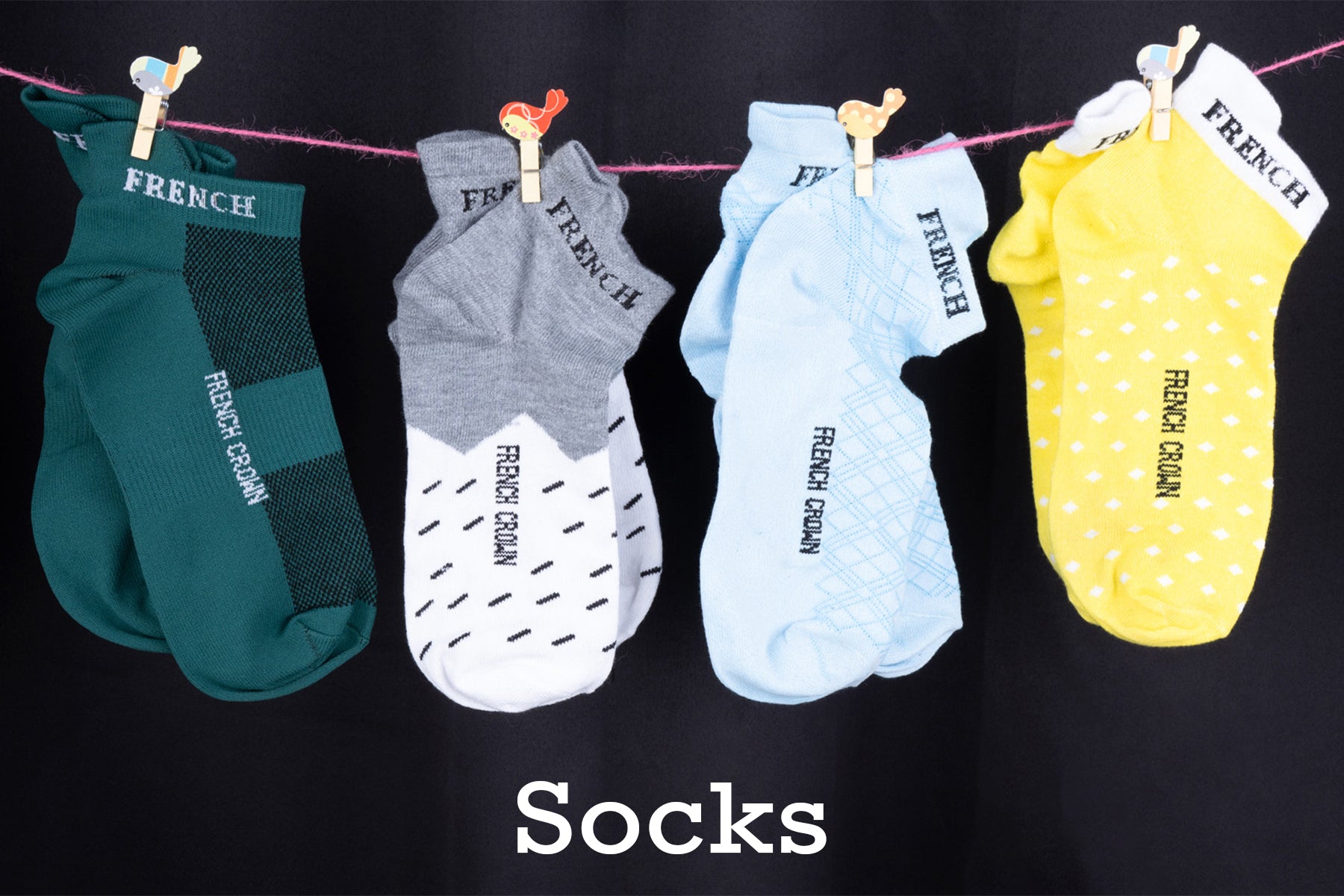 Buy Mens Socks Online Cotton & Nylon Anke Socks for Men at French