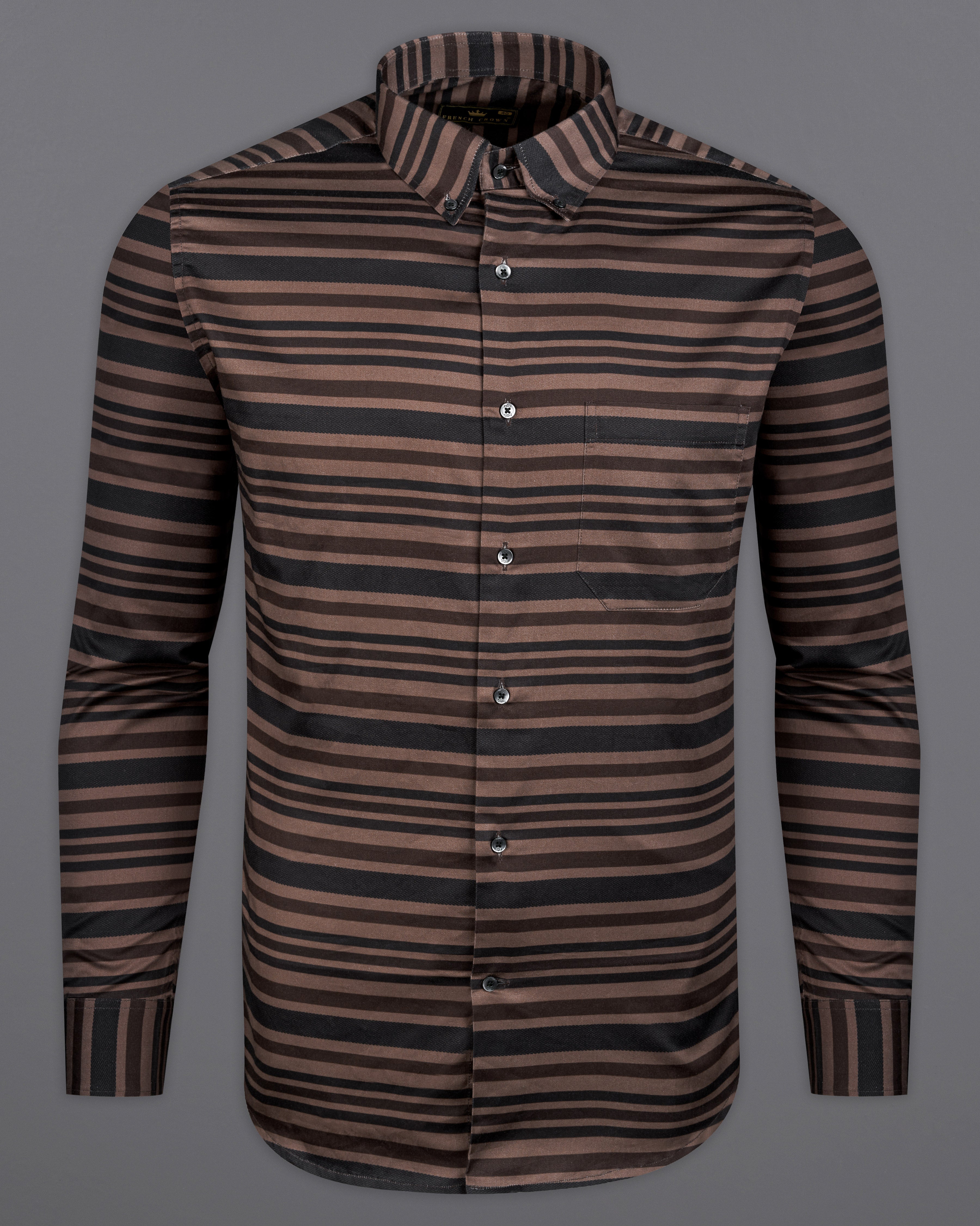Pine Cone with Bistre Brown Striped Super Soft Premium Cotton Shirt 10005-BD-BLK-38, 10005-BD-BLK-H-38, 10005-BD-BLK-39, 10005-BD-BLK-H-39, 10005-BD-BLK-40, 10005-BD-BLK-H-40, 10005-BD-BLK-42, 10005-BD-BLK-H-42, 10005-BD-BLK-44, 10005-BD-BLK-H-44, 10005-BD-BLK-46, 10005-BD-BLK-H-46, 10005-BD-BLK-48, 10005-BD-BLK-H-48, 10005-BD-BLK-50, 10005-BD-BLK-H-50, 10005-BD-BLK-52, 10005-BD-BLK-H-52