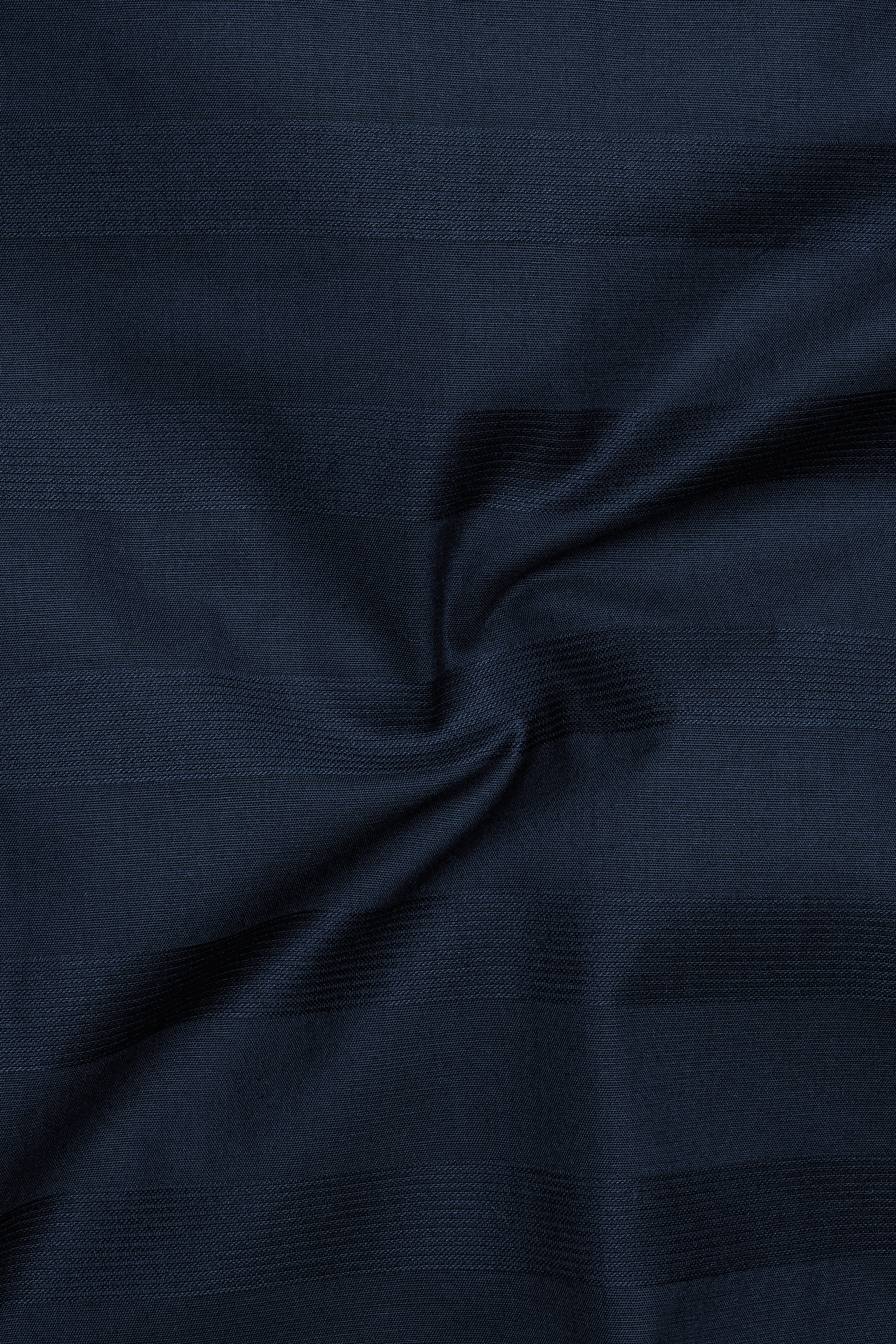 Ebony Clay Blue Dobby Textured Premium Giza Cotton Shirt