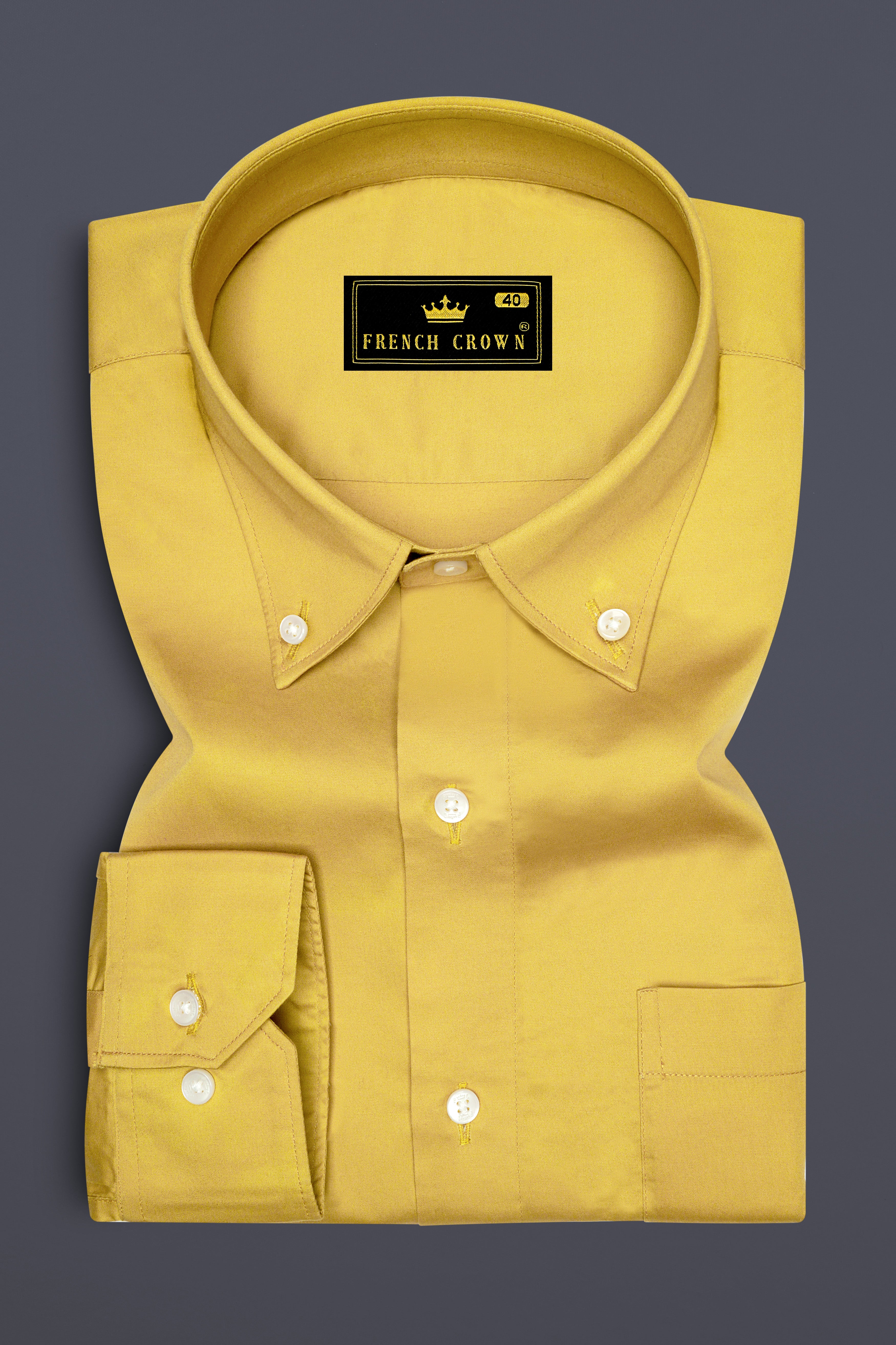 Chenin yellow Super Soft Premium Cotton Shirt