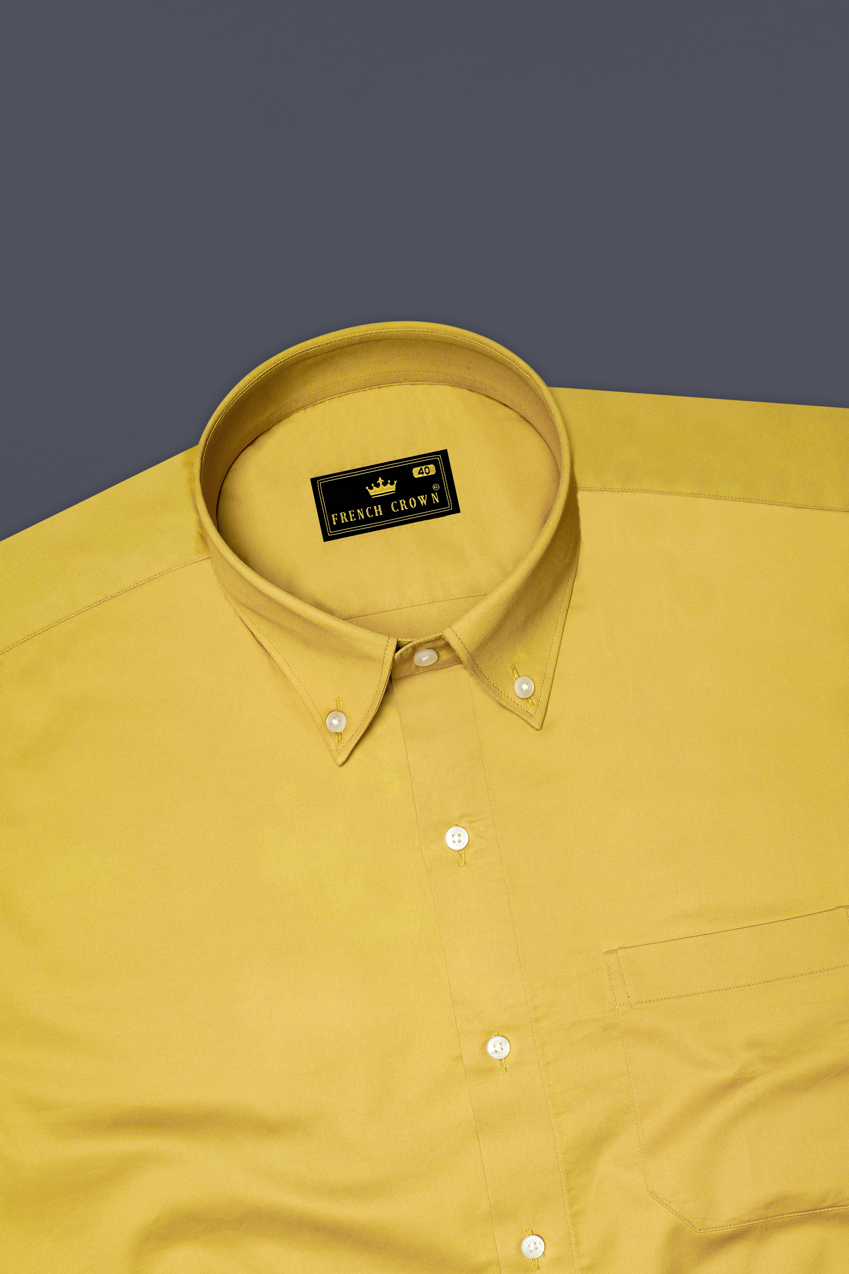 Chenin yellow Super Soft Premium Cotton Shirt