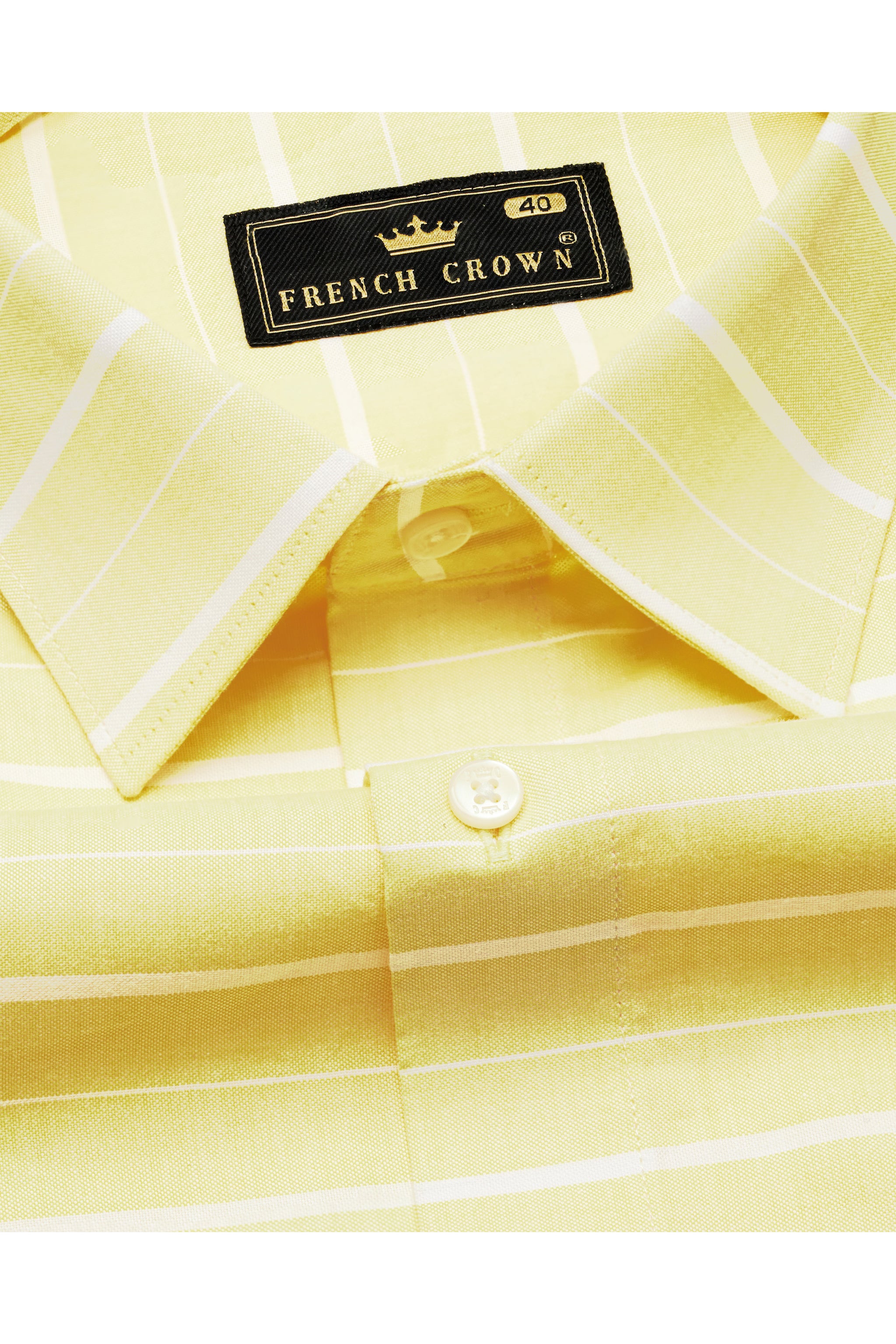 Maxwell in Royal Blue and Yellow Stripes Shirt