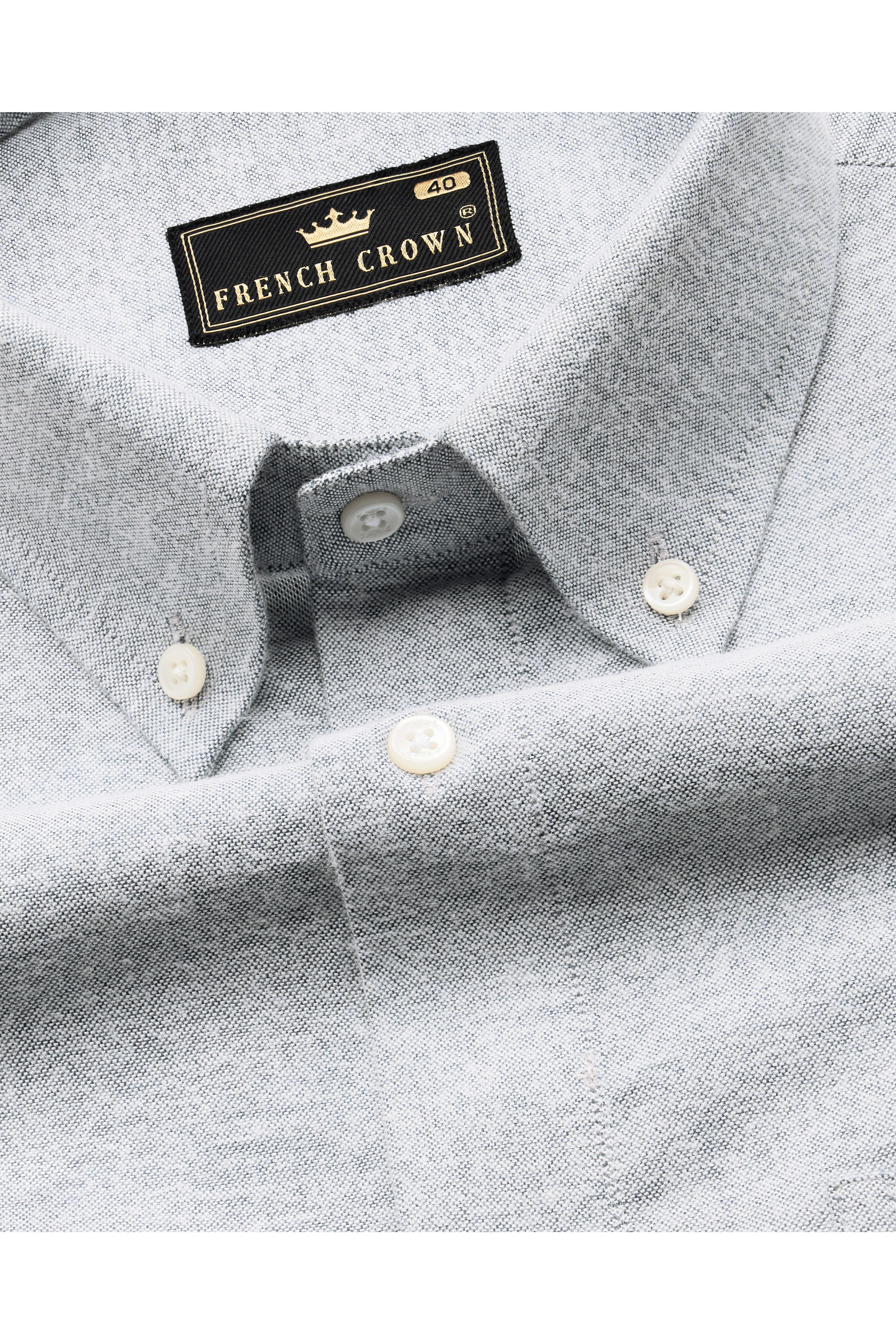 Chalice Gray Royal Oxford Button Down Shirt 10132-BD-38, 10132-BD-H-38, 10132-BD-39, 10132-BD-H-39, 10132-BD-40, 10132-BD-H-40, 10132-BD-42, 10132-BD-H-42, 10132-BD-44, 10132-BD-H-44, 10132-BD-46, 10132-BD-H-46, 10132-BD-48, 10132-BD-H-48, 10132-BD-50, 10132-BD-H-50, 10132-BD-52, 10132-BD-H-52A
