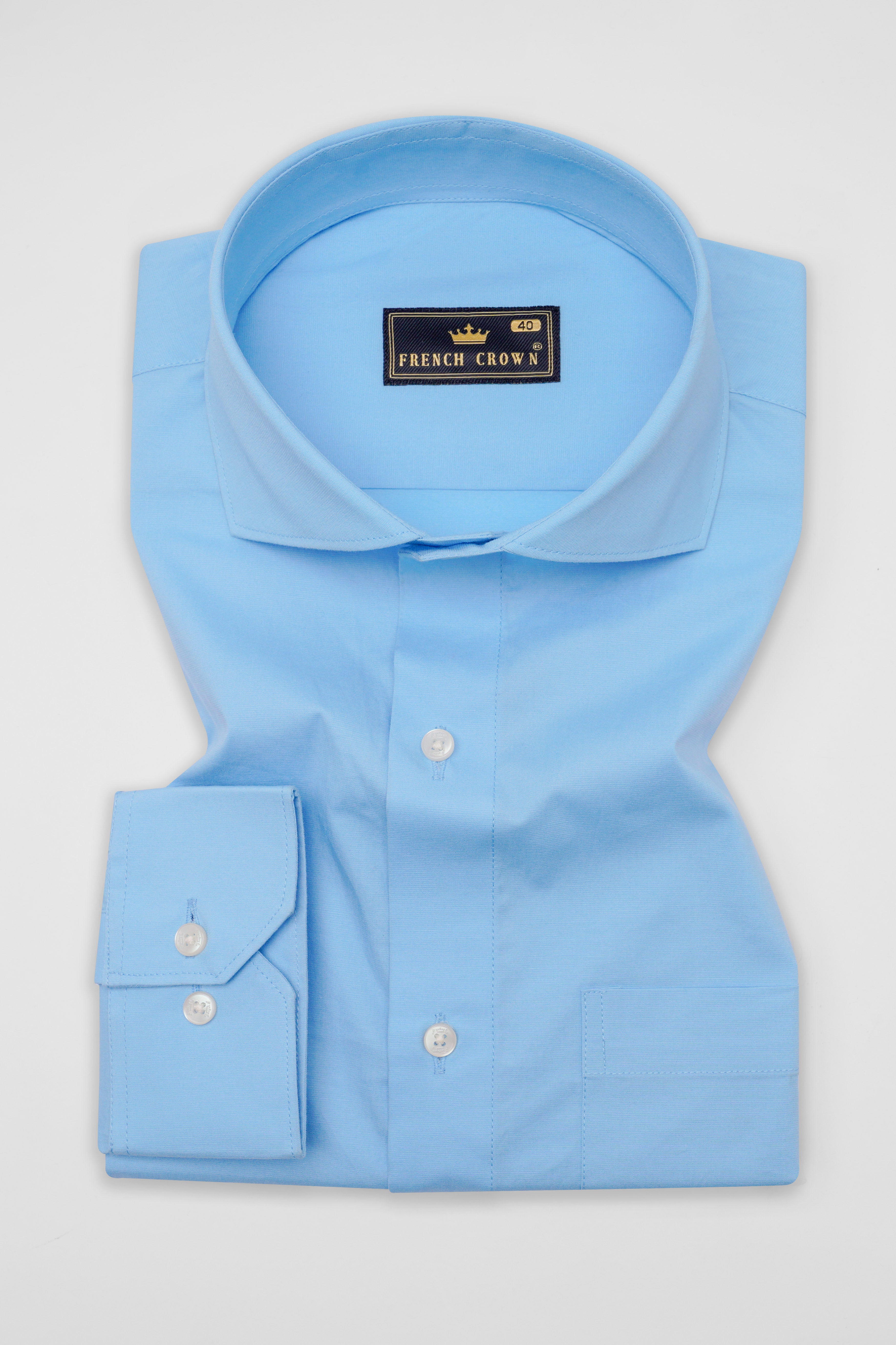 Jordy Sky Blue Premium Cotton Shirt 10238-CA-38, 10238-CA-H-38, 10238-CA-39, 10238-CA-H-39, 10238-CA-40, 10238-CA-H-40, 10238-CA-42, 10238-CA-H-42, 10238-CA-44, 10238-CA-H-44, 10238-CA-46, 10238-CA-H-46, 10238-CA-48, 10238-CA-H-48, 10238-CA-50, 10238-CA-H-50, 10238-CA-52, 10238-CA-H-52