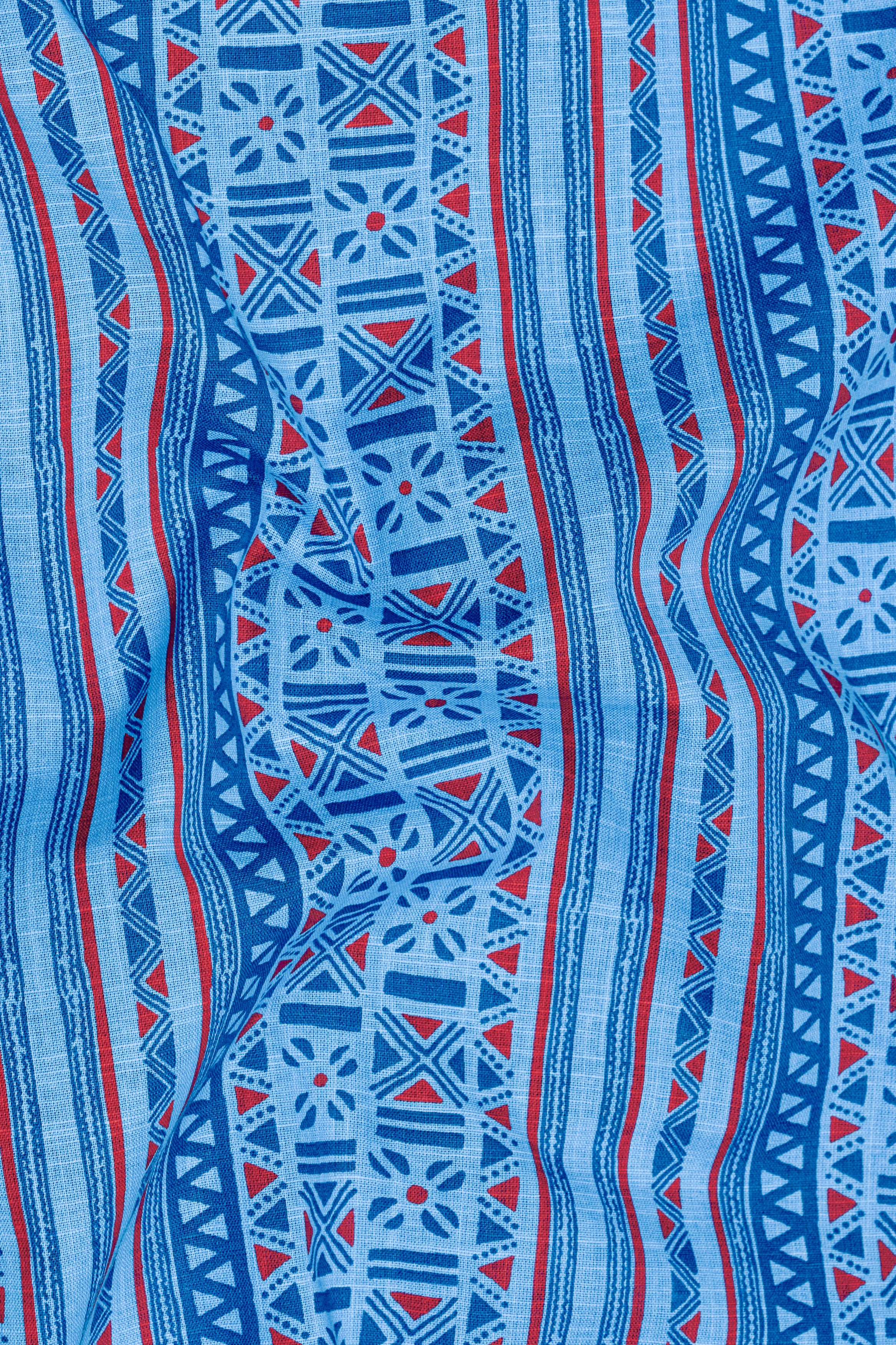 Havelock Blue Printed Luxurious Linen Shirt 10308-38, 10308-H-38, 10308-39, 10308-H-39, 10308-40, 10308-H-40, 10308-42, 10308-H-42, 10308-44, 10308-H-44, 10308-46, 10308-H-46, 10308-48, 10308-H-48, 10308-50, 10308-H-50, 10308-52, 10308-H-52