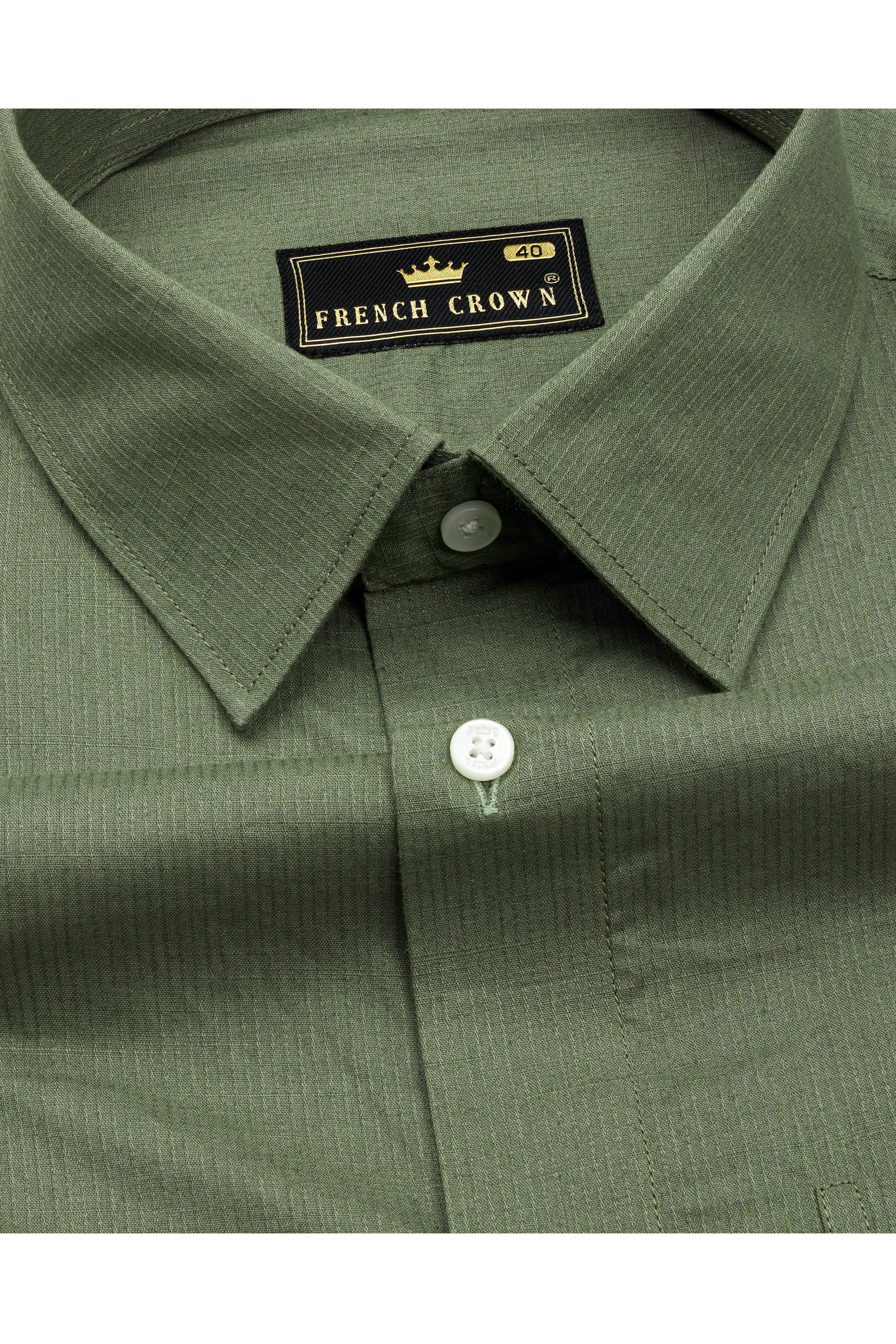 Cactus Green Dobby Textured Premium Giza Cotton Shirt 10310-38, 10310-H-38, 10310-39, 10310-H-39, 10310-40, 10310-H-40, 10310-42, 10310-H-42, 10310-44, 10310-H-44, 10310-46, 10310-H-46, 10310-48, 10310-H-48, 10310-50, 10310-H-50, 10310-52, 10310-H-52