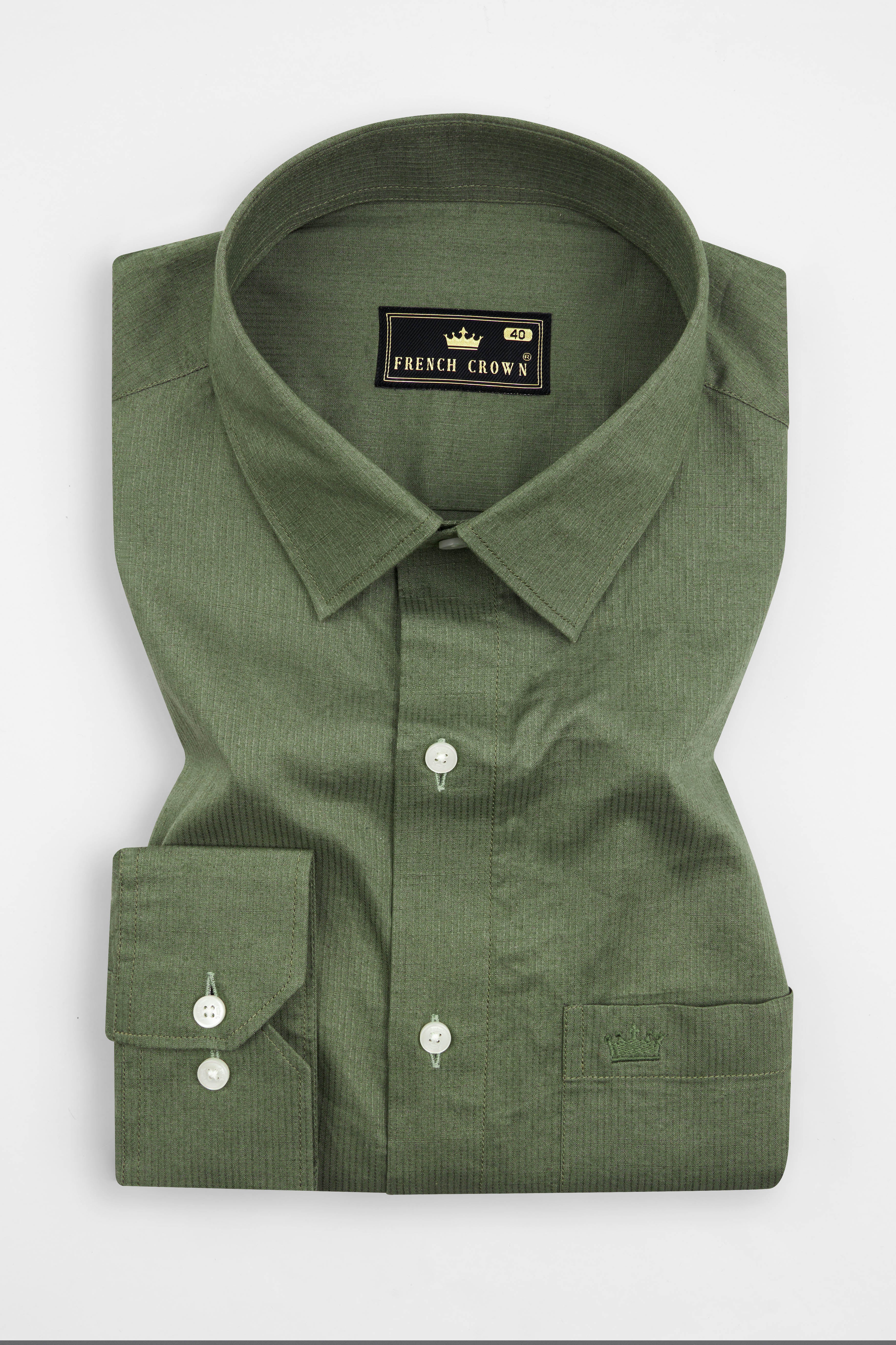 Cactus Green Dobby Textured Premium Giza Cotton Shirt 10310-38, 10310-H-38, 10310-39, 10310-H-39, 10310-40, 10310-H-40, 10310-42, 10310-H-42, 10310-44, 10310-H-44, 10310-46, 10310-H-46, 10310-48, 10310-H-48, 10310-50, 10310-H-50, 10310-52, 10310-H-52
