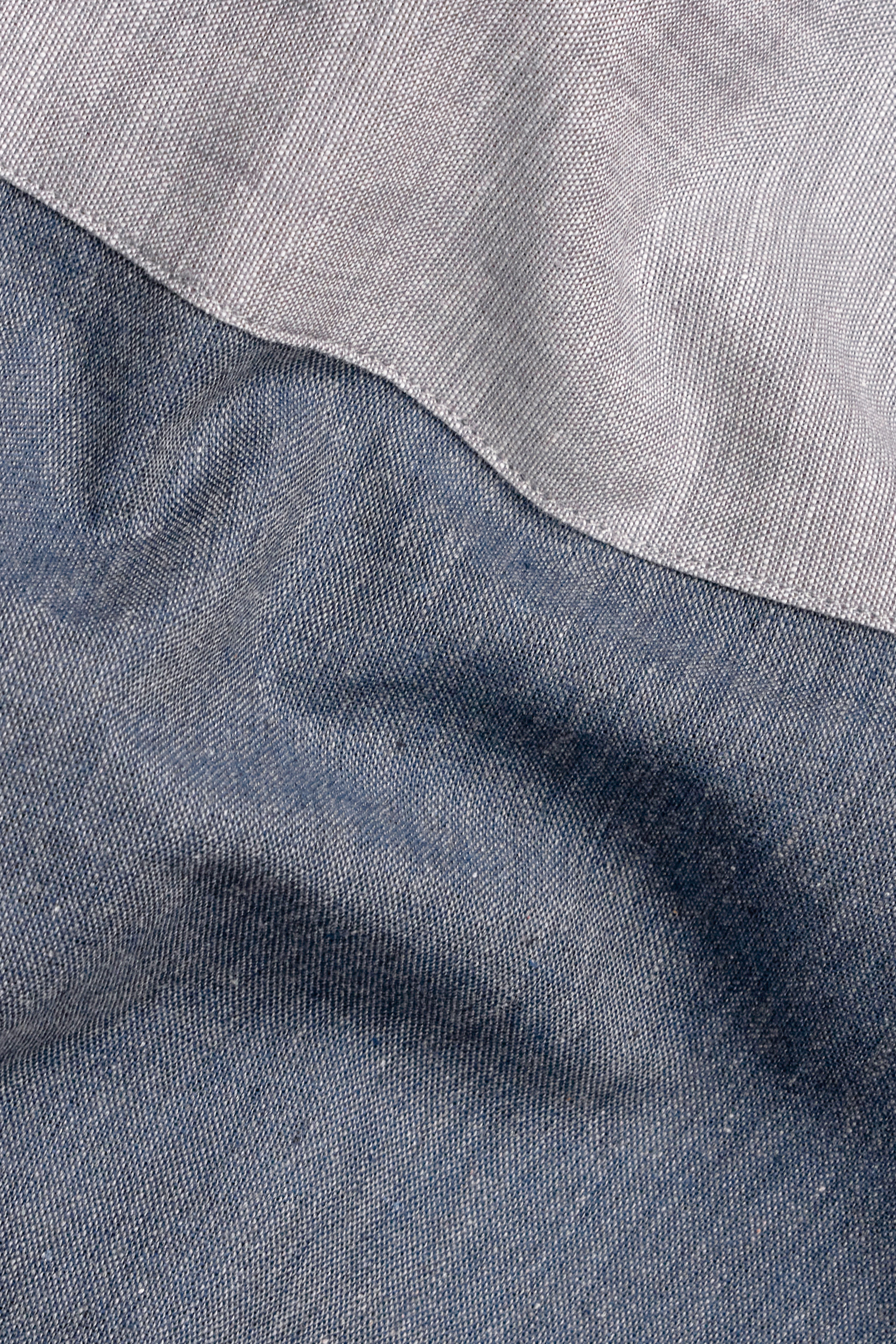 Vampire with Star Dust Gray Royal Oxford Designer Shirt