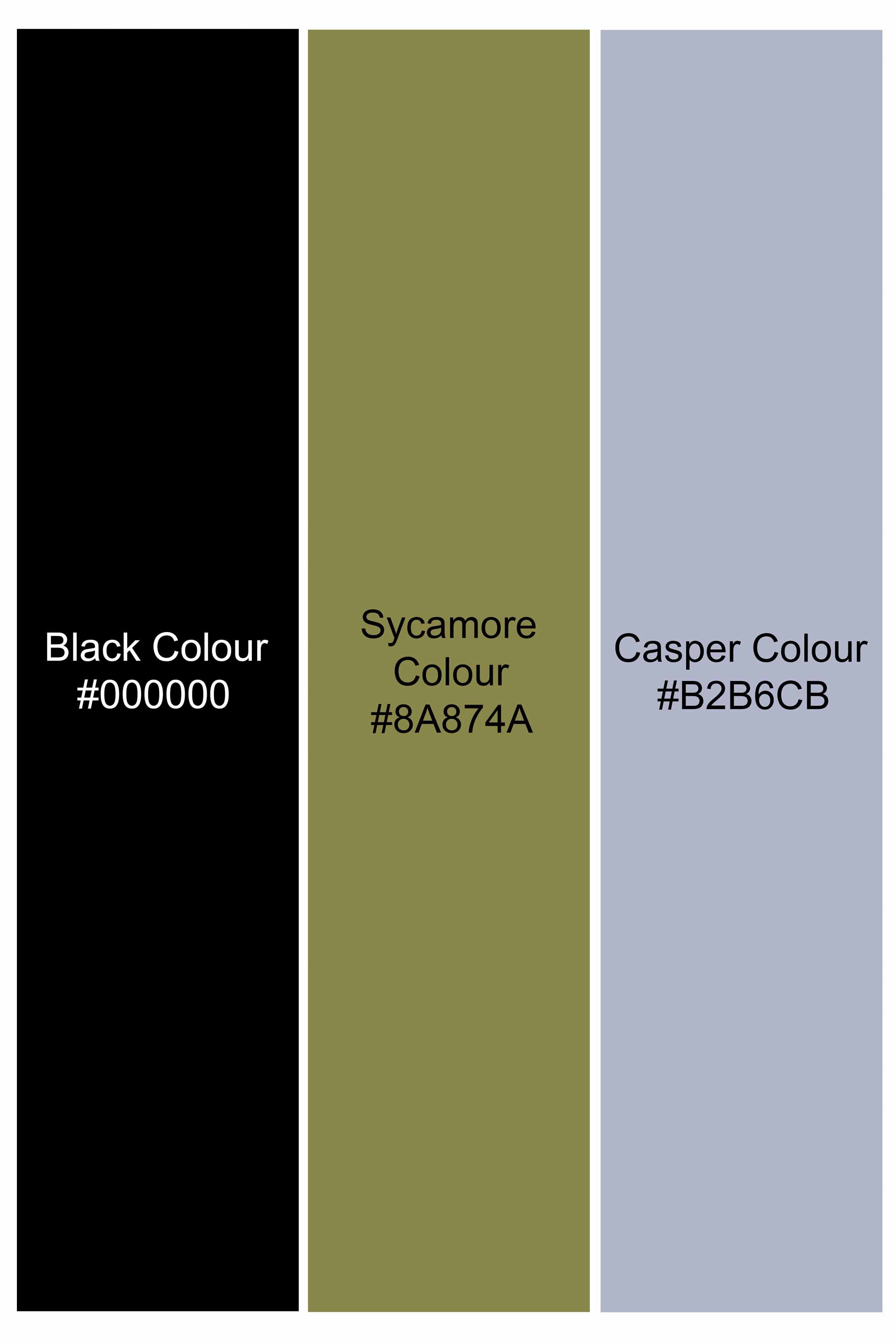 Jade Black and Sycamore Green Corduroy Shirt