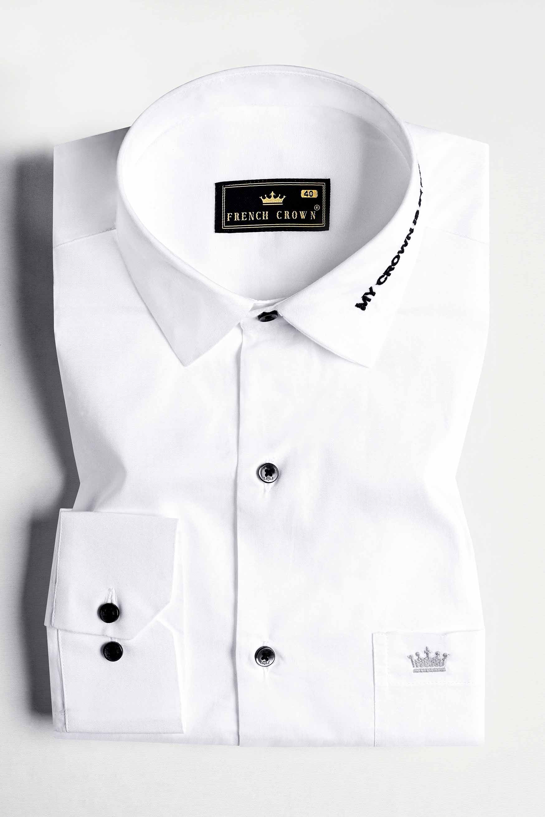 Bright White Quote Embroidered Subtle Sheen Super Soft Premium Cotton Designer Shirt 1062-BLK-E334-38, 1062-BLK-E334-H-38, 1062-BLK-E334-39, 1062-BLK-E334-H-39, 1062-BLK-E334-40, 1062-BLK-E334-H-40, 1062-BLK-E334-42, 1062-BLK-E334-H-42, 1062-BLK-E334-44, 1062-BLK-E334-H-44, 1062-BLK-E334-46, 1062-BLK-E334-H-46, 1062-BLK-E334-48, 1062-BLK-E334-H-48, 1062-BLK-E334-50, 1062-BLK-E334-H-50, 1062-BLK-E334-52, 1062-BLK-E334-H-52