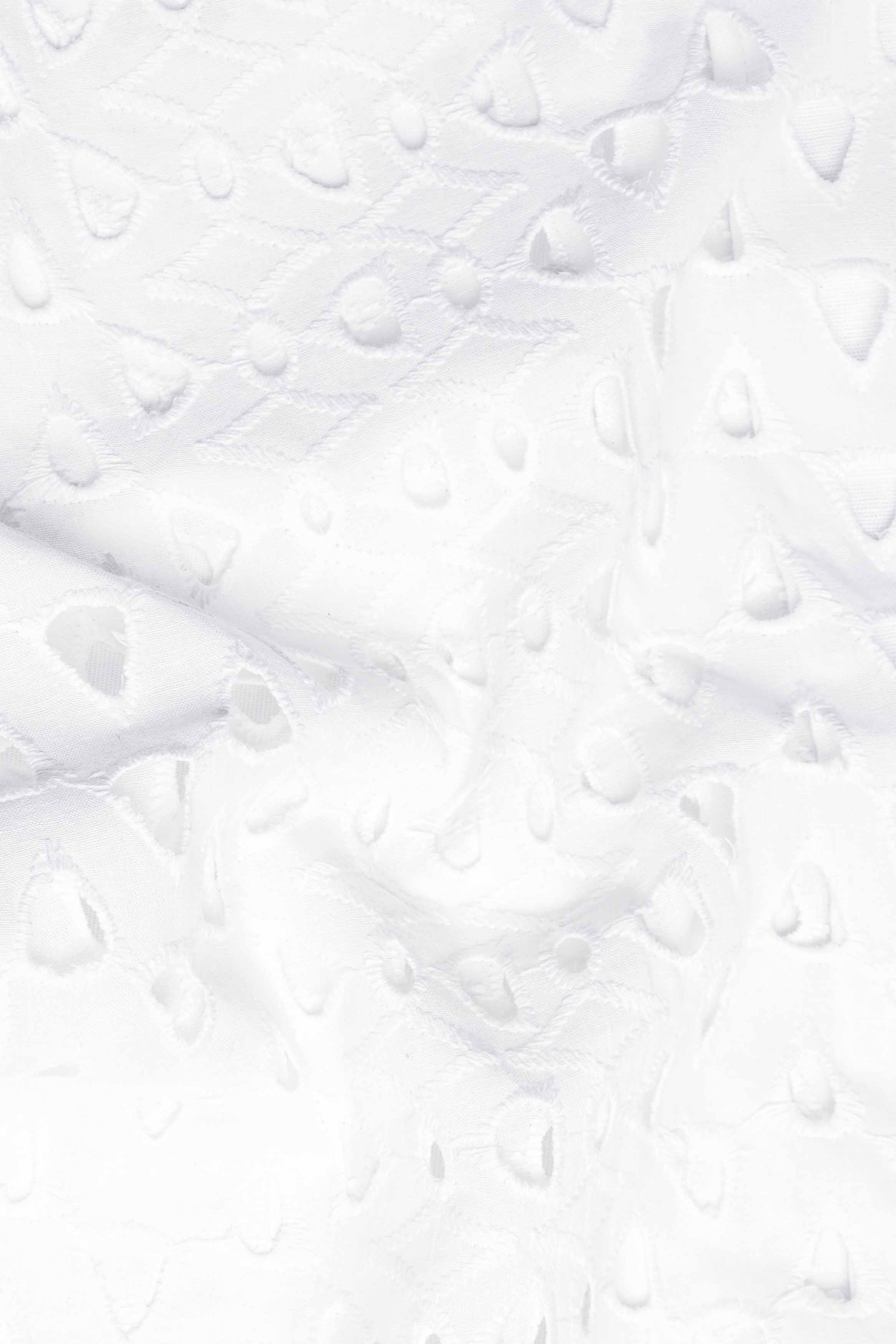 Bright White Premium Cotton Designer Shirt