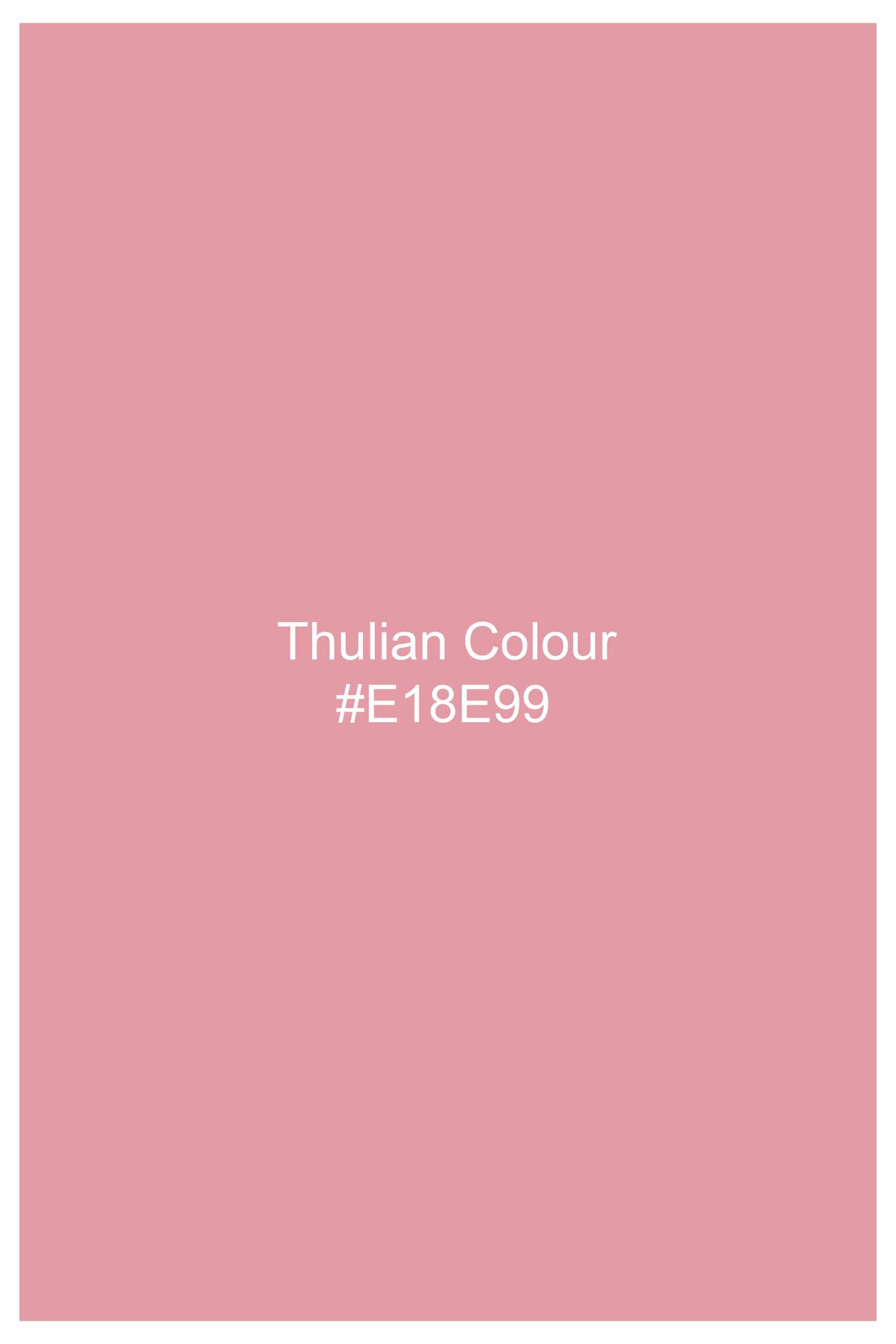 Thulian Pink Subtle Sheen Super Soft Premium Cotton Shirt