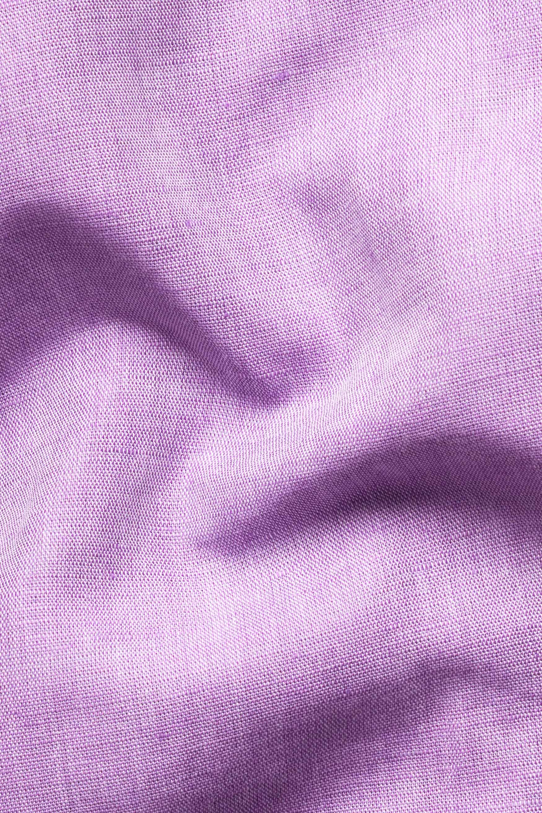 Plum Purple Luxurious Linen Shirt