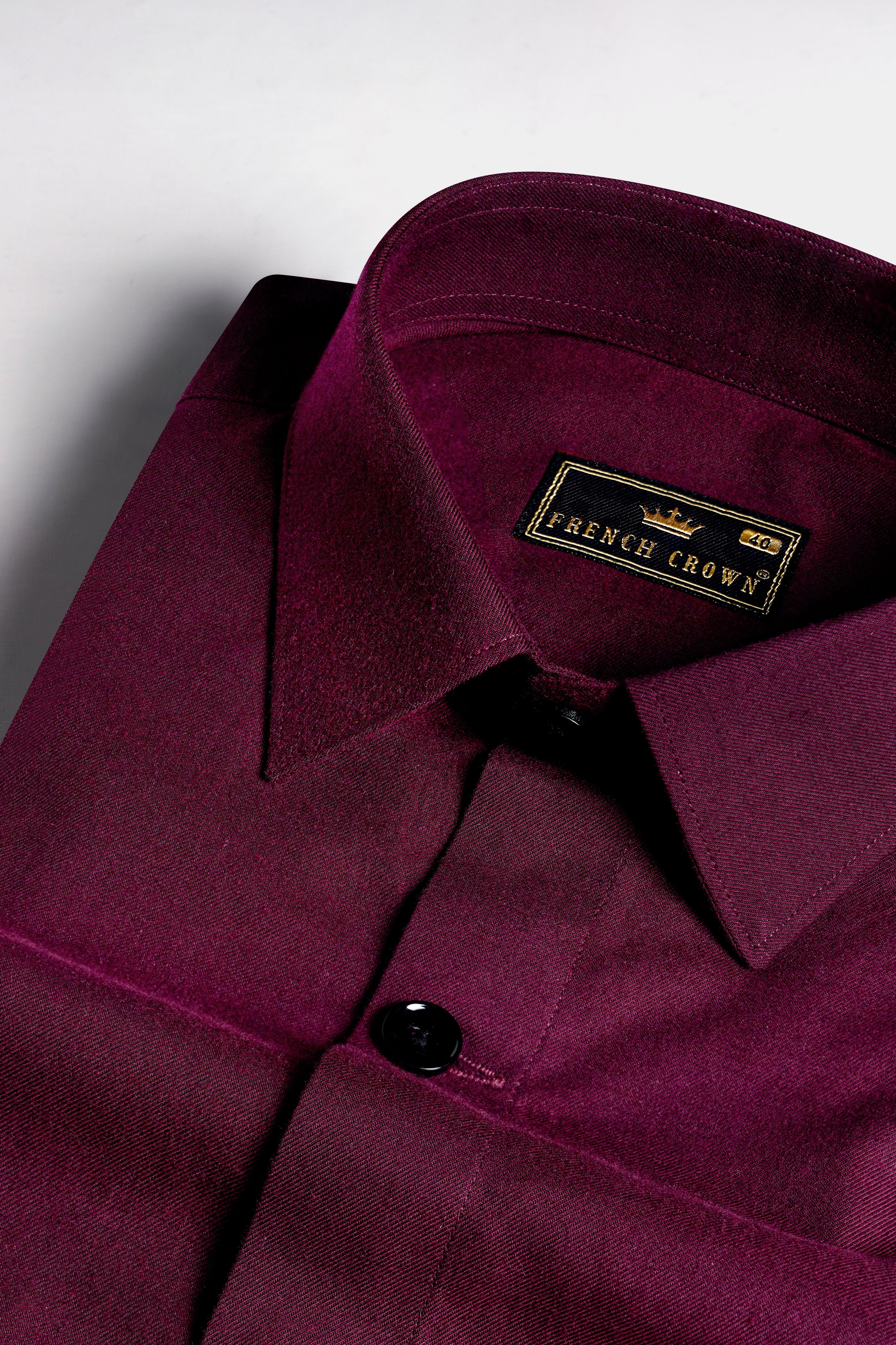 Toledo Wine Flannel Designer Shirt