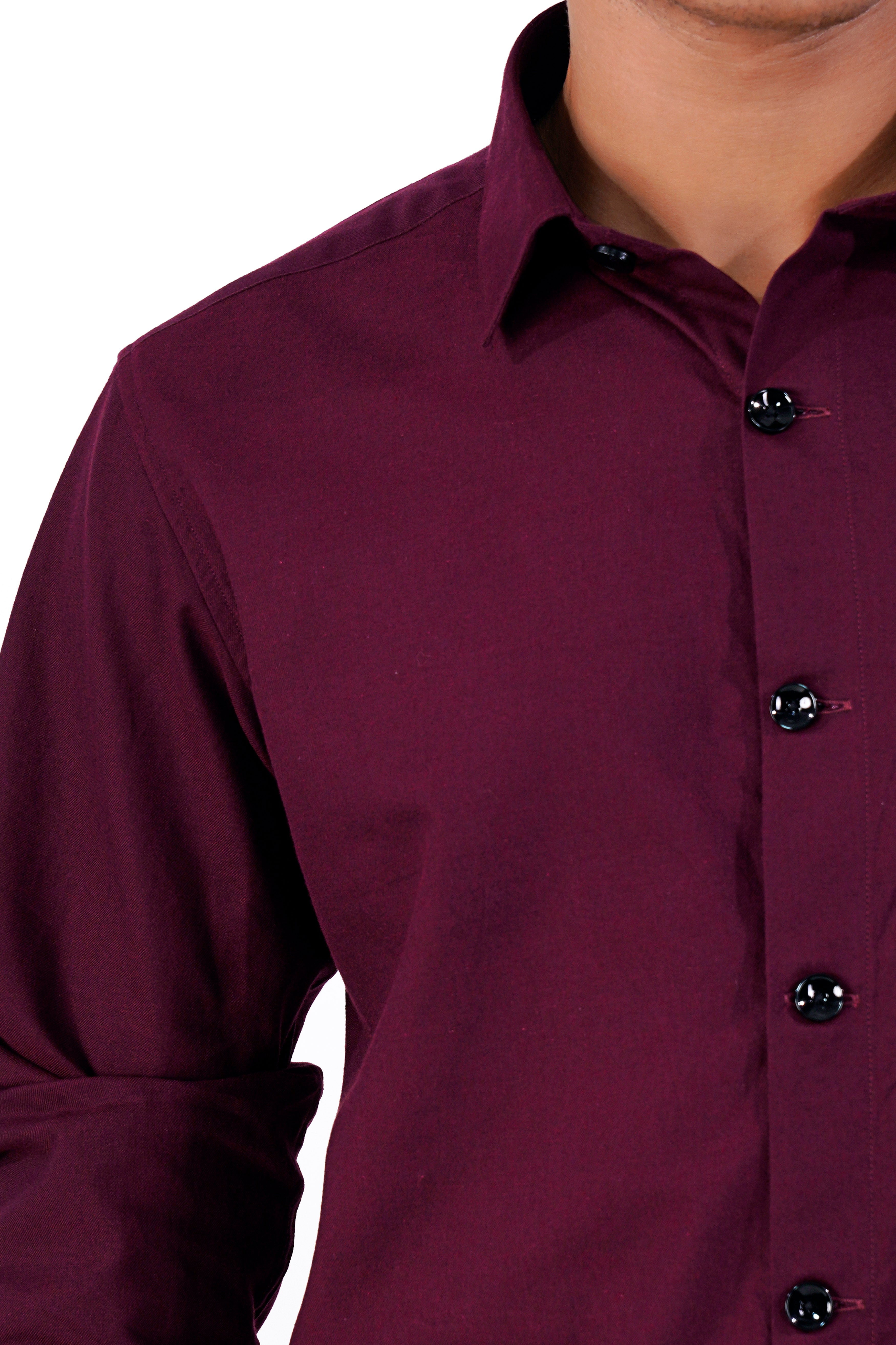 Toledo Wine Flannel Designer Shirt