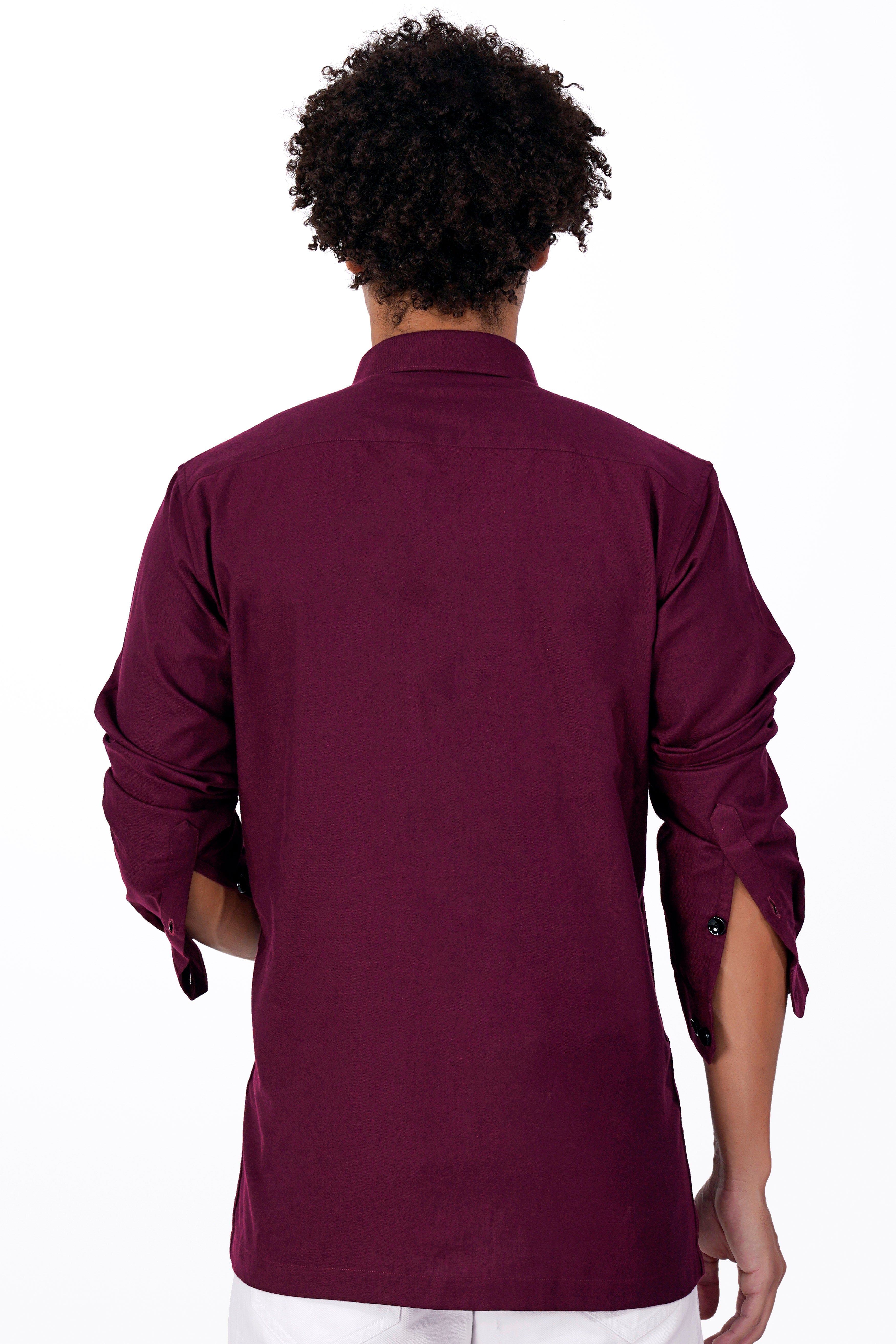 Toledo Wine Flannel Designer Shirt