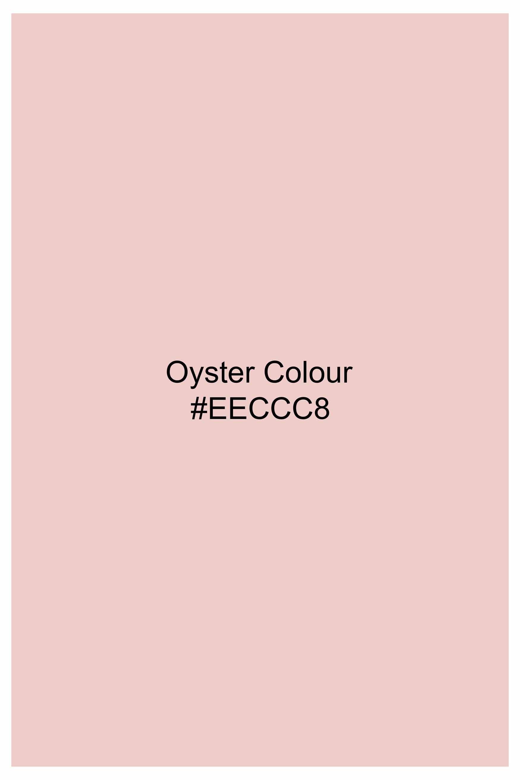 Oyster Pink Subtle Sheen Super Soft Premium Cotton Tuxedo Shirt