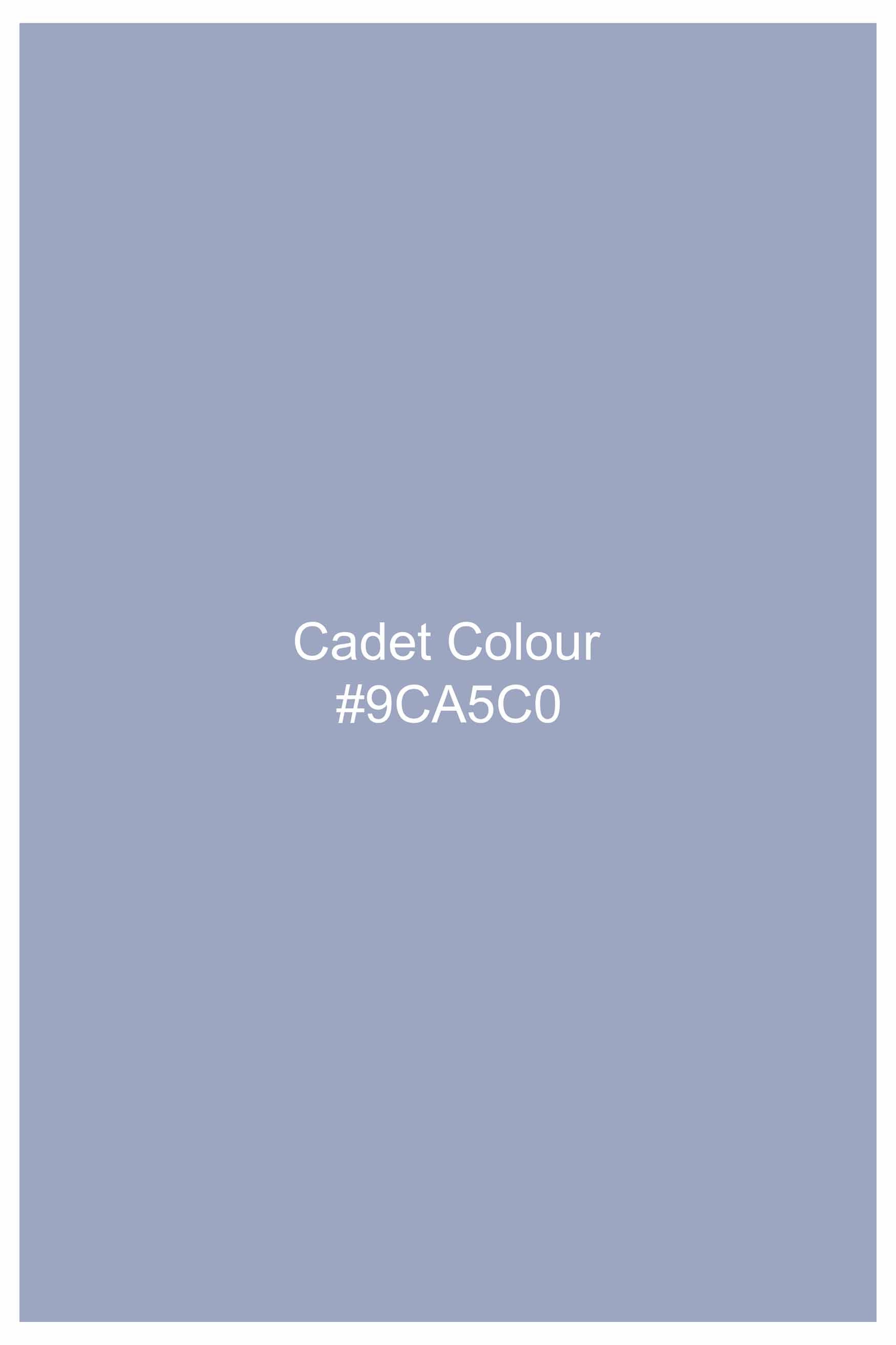 Cadet Blue Houndstooth Shirt