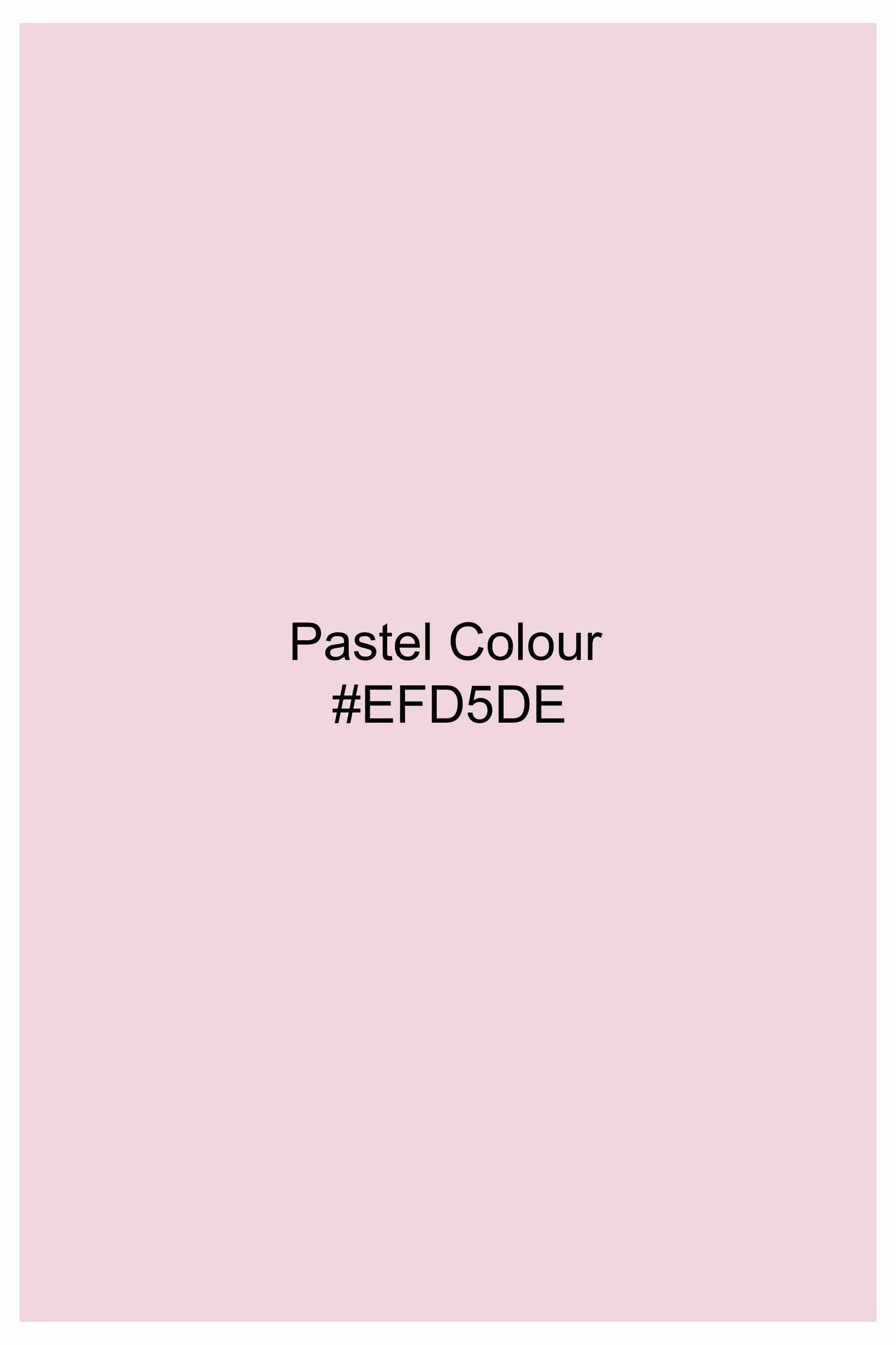 Pastel Pink Twill Premium Cotton Shirt