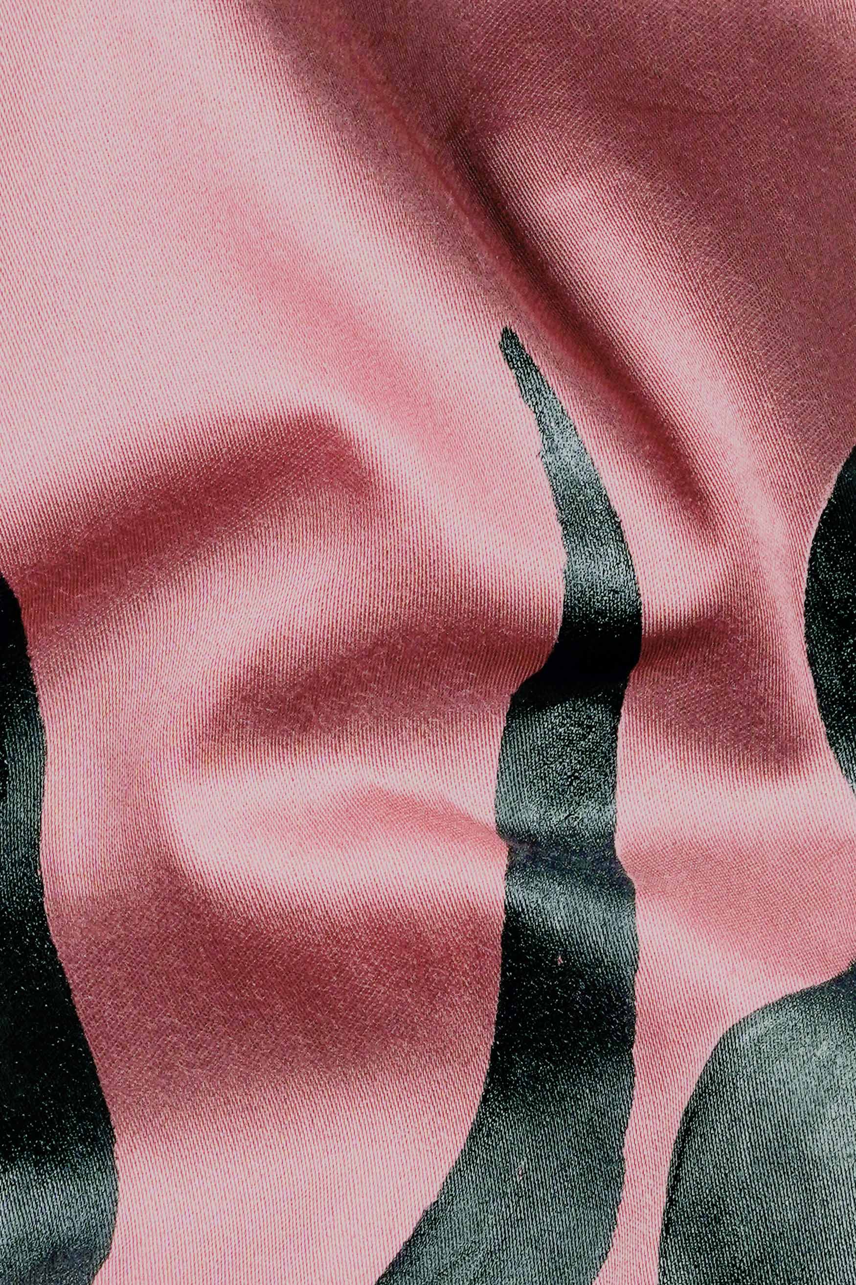 Contessa Pink Lord Shiva and Nandi Hand Painted Super Soft Premium Cotton Designer Shirt