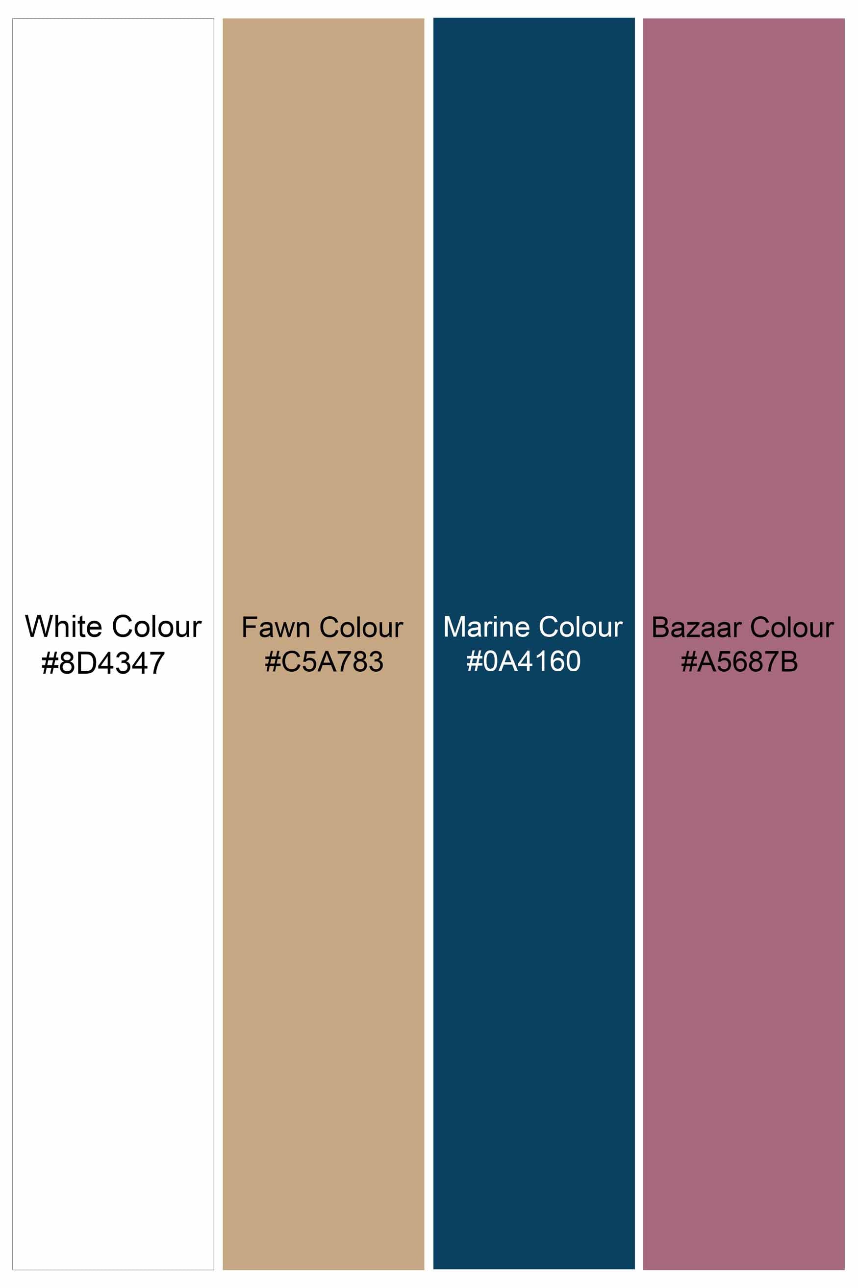 Bright White with Multicolour Checkered Subtle Sheen Super Soft Premium Cotton Designer Shirt