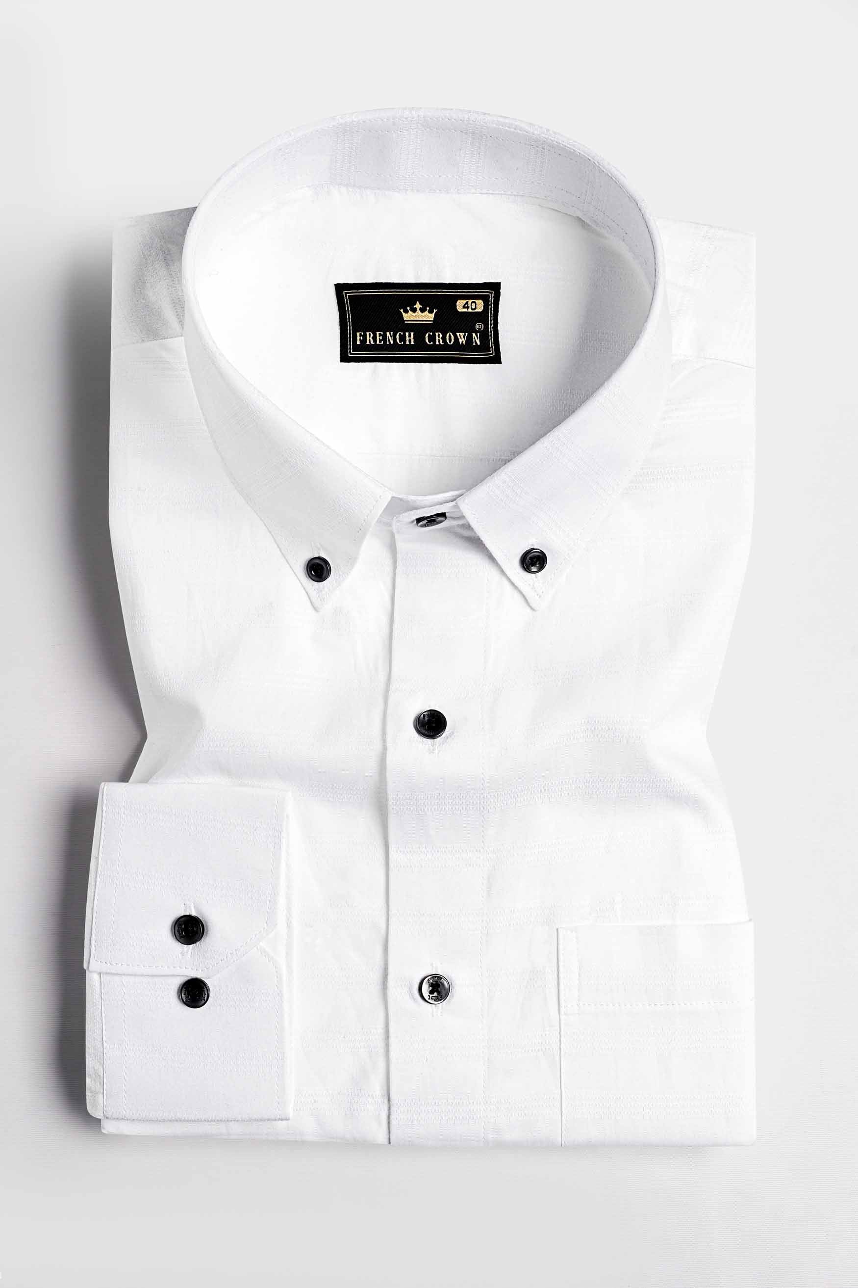 Bright White Dobby Textured Premium Giza Cotton Shirt 11413-BD-BLK-38, 11413-BD-BLK-H-38, 11413-BD-BLK-39, 11413-BD-BLK-H-39, 11413-BD-BLK-40, 11413-BD-BLK-H-40, 11413-BD-BLK-42, 11413-BD-BLK-H-42, 11413-BD-BLK-44, 11413-BD-BLK-H-44, 11413-BD-BLK-46, 11413-BD-BLK-H-46, 11413-BD-BLK-48, 11413-BD-BLK-H-48, 11413-BD-BLK-50, 11413-BD-BLK-H-50, 11413-BD-BLK-52, 11413-BD-BLK-H-52