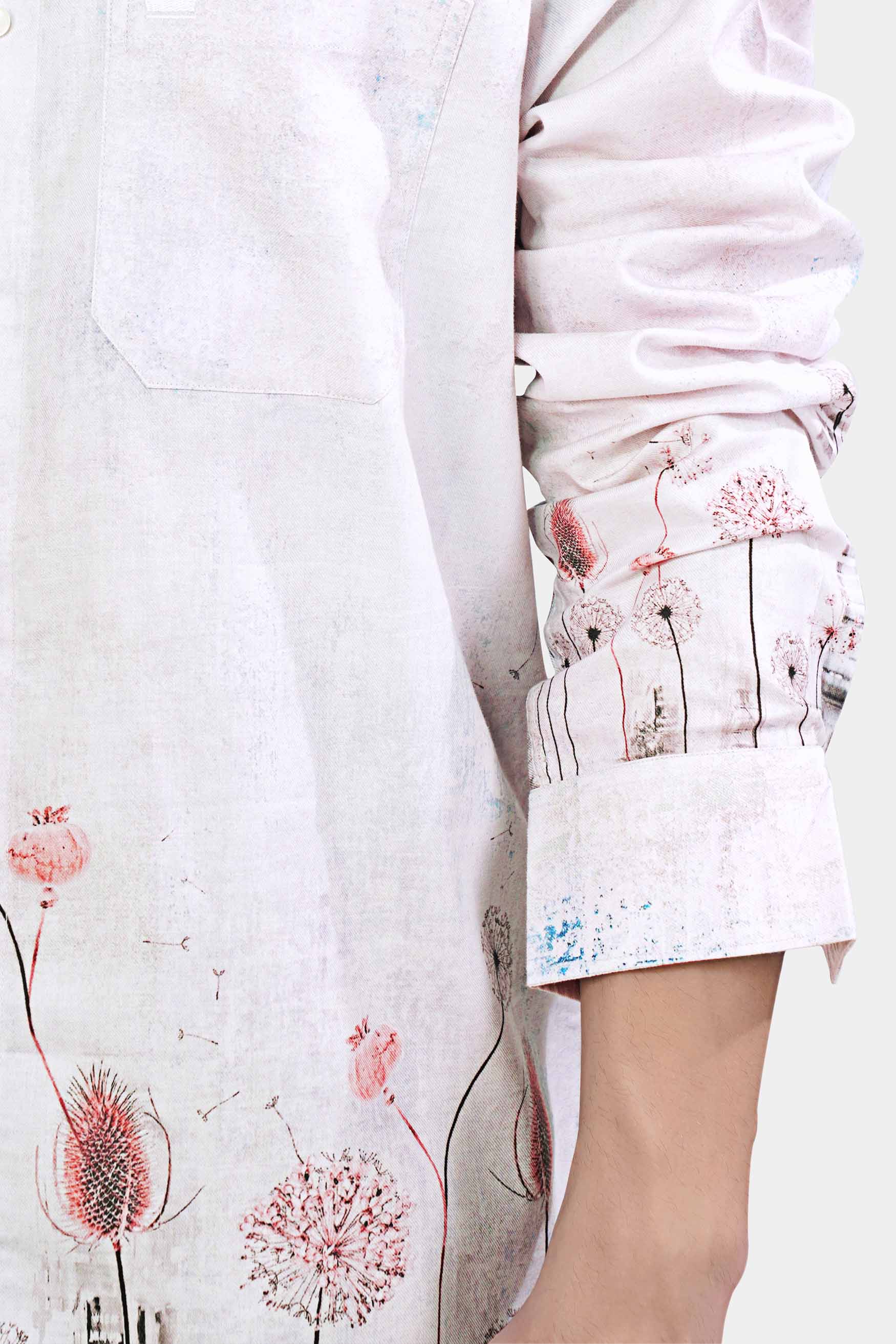 Bon Jour Gray Floral Printed Subtle Sheen Super Soft Premium Cotton Shirt 11415-38, 11415-H-38, 11415-39, 11415-H-39, 11415-40, 11415-H-40, 11415-42, 11415-H-42, 11415-44, 11415-H-44, 11415-46, 11415-H-46, 11415-48, 11415-H-48, 11415-50, 11415-H-50, 11415-52, 11415-H-52