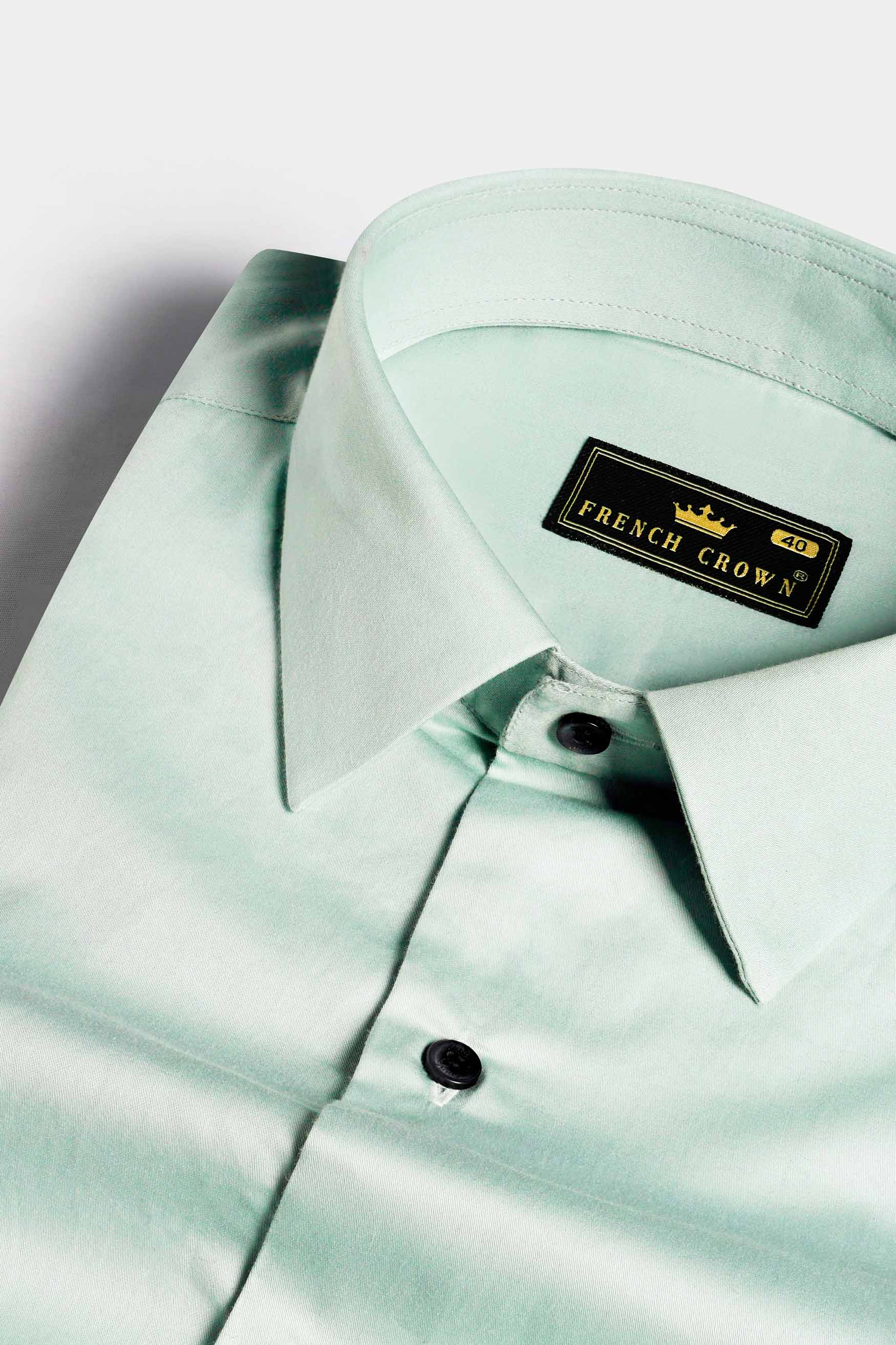 Sprout Green French Crown Foil Printed Subtle Sheen Super Soft Premium Cotton Designer Shirt 11425-BLK-RPRT107-38, 11425-BLK-RPRT107-H-38, 11425-BLK-RPRT107-39, 11425-BLK-RPRT107-H-39, 11425-BLK-RPRT107-40, 11425-BLK-RPRT107-H-40, 11425-BLK-RPRT107-42, 11425-BLK-RPRT107-H-42, 11425-BLK-RPRT107-44, 11425-BLK-RPRT107-H-44, 11425-BLK-RPRT107-46, 11425-BLK-RPRT107-H-46, 11425-BLK-RPRT107-48, 11425-BLK-RPRT107-H-48, 11425-BLK-RPRT107-50, 11425-BLK-RPRT107-H-50, 11425-BLK-RPRT107-52, 11425-BLK-RPRT107-H-52