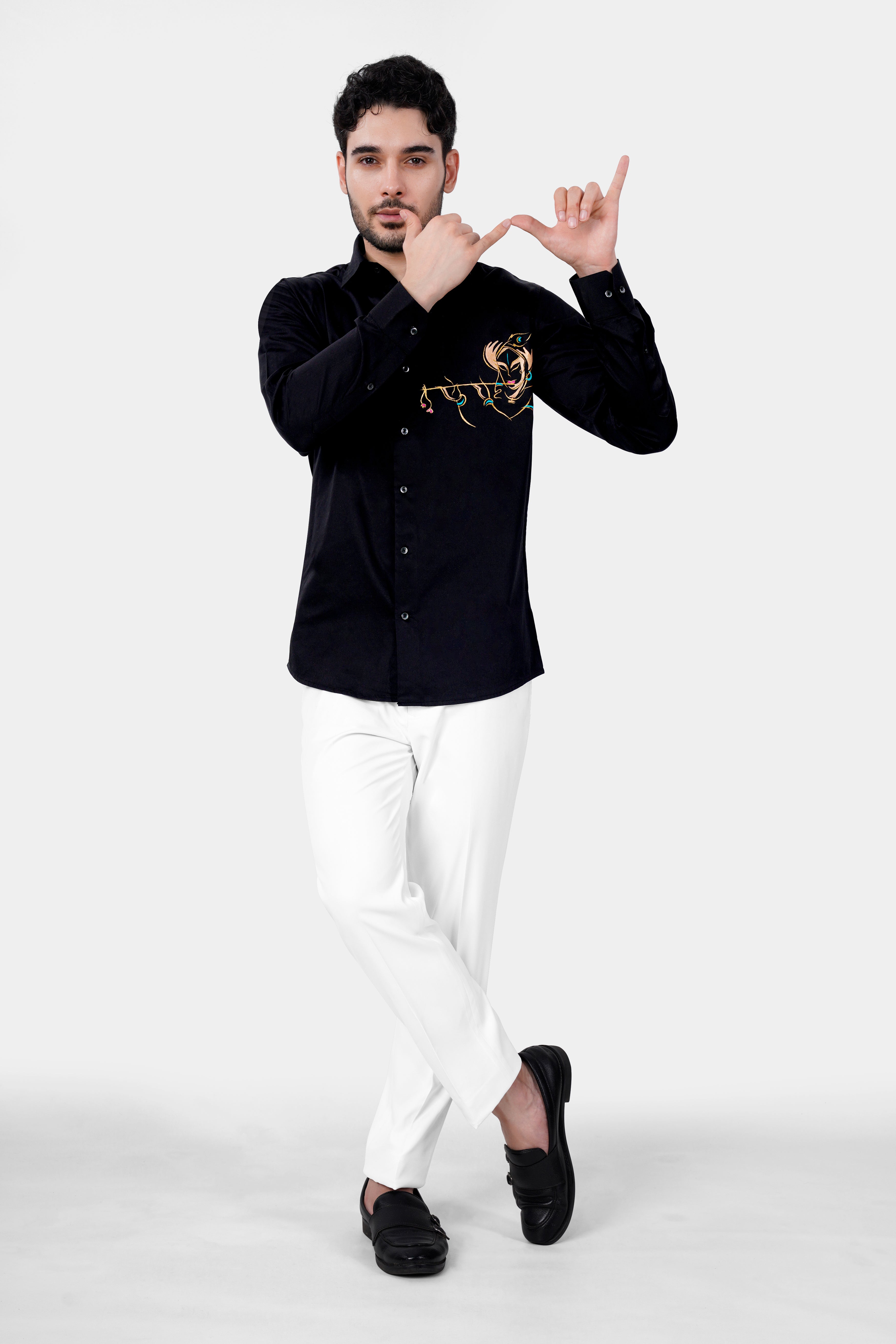 Jade Black Shree Krishna Painted Super Soft Premium Cotton Designer Shirt 11471-BLK-RPRT105-38, 11471-BLK-RPRT105-H-38, 11471-BLK-RPRT105-39, 11471-BLK-RPRT105-H-39, 11471-BLK-RPRT105-40, 11471-BLK-RPRT105-H-40, 11471-BLK-RPRT105-42, 11471-BLK-RPRT105-H-42, 11471-BLK-RPRT105-44, 11471-BLK-RPRT105-H-44, 11471-BLK-RPRT105-46, 11471-BLK-RPRT105-H-46, 11471-BLK-RPRT105-48, 11471-BLK-RPRT105-H-48, 11471-BLK-RPRT105-50, 11471-BLK-RPRT105-H-50, 11471-BLK-RPRT105-52, 11471-BLK-RPRT105-H-52