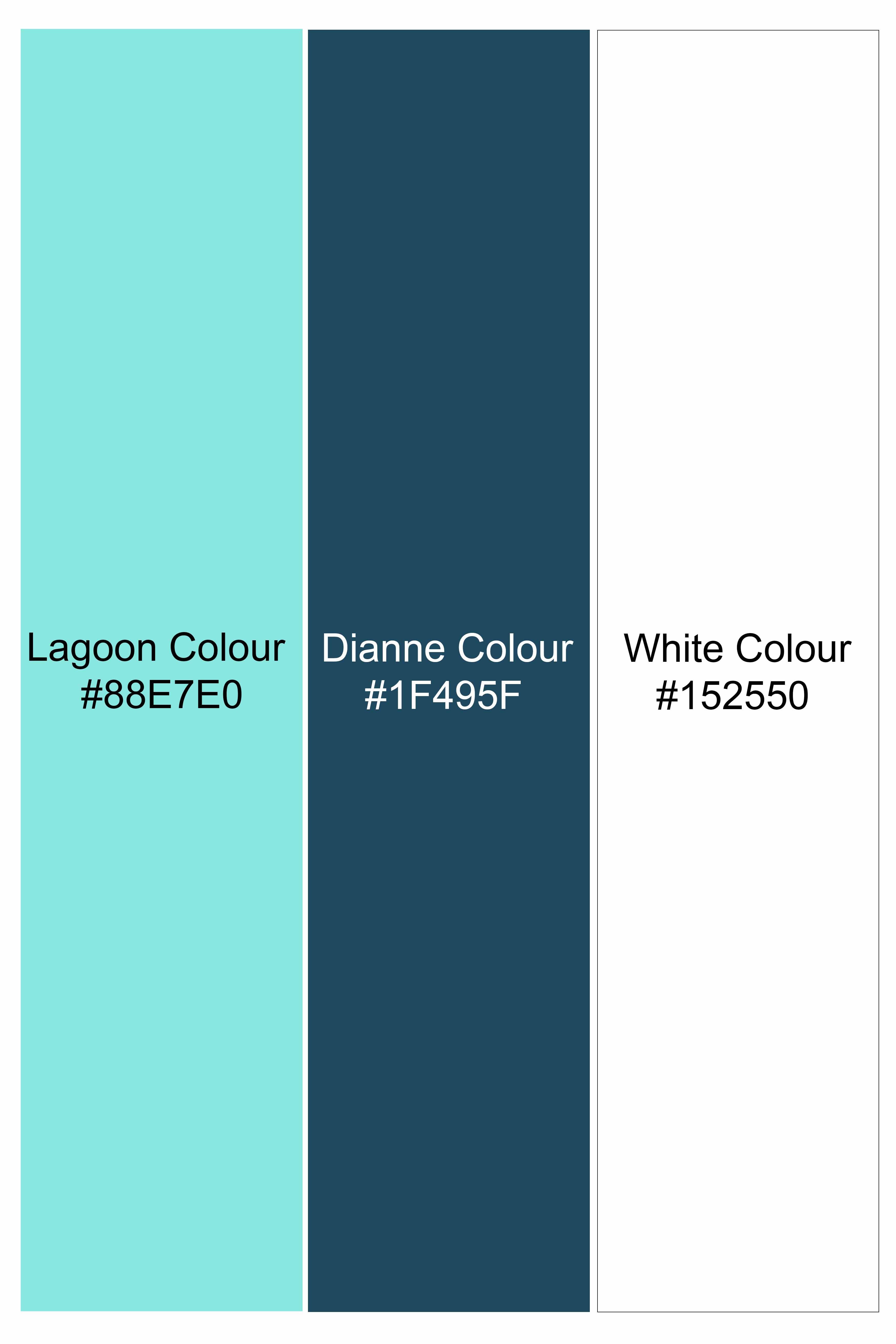 Lagoon Blue Tropical Printed Subtle Sheen Super Soft Premium Cotton Shirt 11484-38, 11484-H-38, 11484-39, 11484-H-39, 11484-40, 11484-H-40, 11484-42, 11484-H-42, 11484-44, 11484-H-44, 11484-46, 11484-H-46, 11484-48, 11484-H-48, 11484-50, 11484-H-50, 11484-52, 11484-H-52