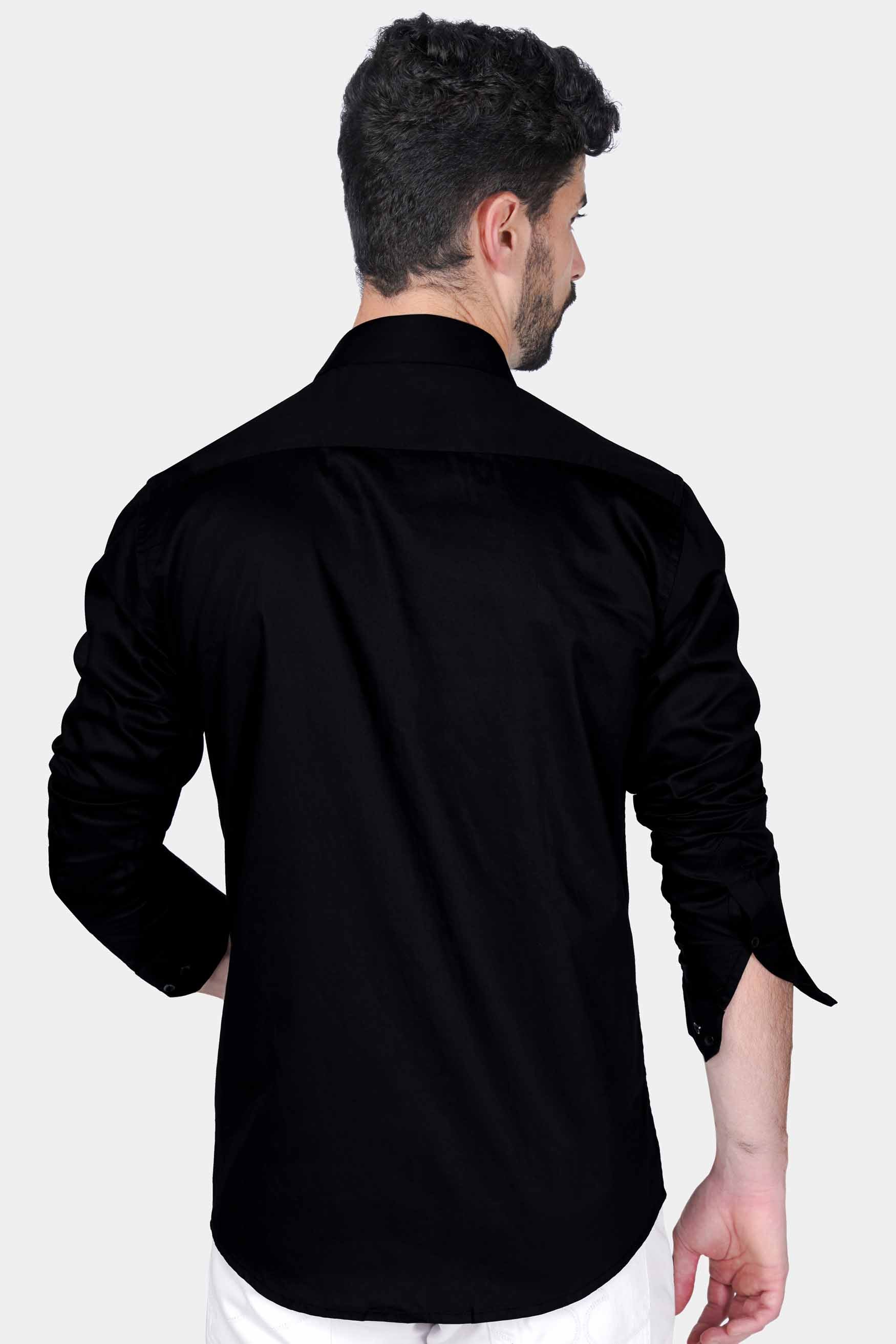 Jade Black Tikki Work Hand Stitched Subtle Sheen Super Soft Premium Cotton Designer Shirt 11536-BLK-E282-38, 11536-BLK-E282-H-38, 11536-BLK-E282-39, 11536-BLK-E282-H-39, 11536-BLK-E282-40, 11536-BLK-E282-H-40, 11536-BLK-E282-42, 11536-BLK-E282-H-42, 11536-BLK-E282-44, 11536-BLK-E282-H-44, 11536-BLK-E282-46, 11536-BLK-E282-H-46, 11536-BLK-E282-48, 11536-BLK-E282-H-48, 11536-BLK-E282-50, 11536-BLK-E282-H-50, 11536-BLK-E282-52, 11536-BLK-E282-H-52
