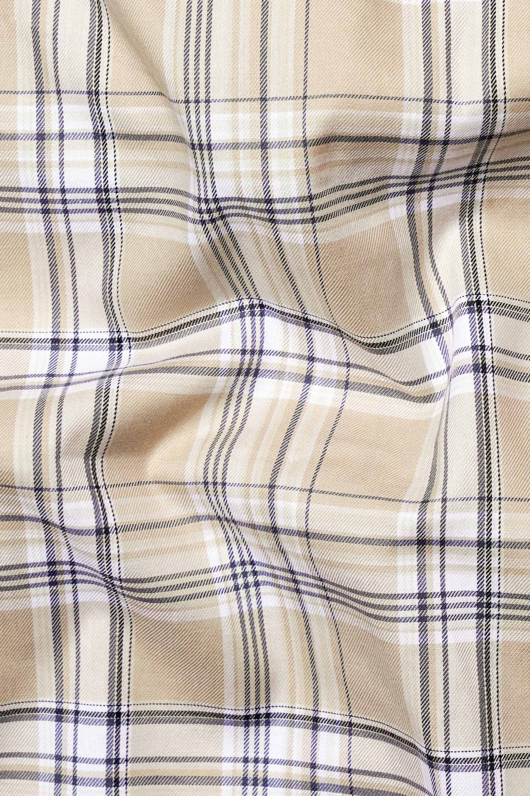Pavlova Brown and Rhino Blue Twill Plaid Premium Cotton Shirt 11595-38, 11595-H-38, 11595-39, 11595-H-39, 11595-40, 11595-H-40, 11595-42, 11595-H-42, 11595-44, 11595-H-44, 11595-46, 11595-H-46, 11595-48, 11595-H-48, 11595-50, 11595-H-50, 11595-52, 11595-H-52