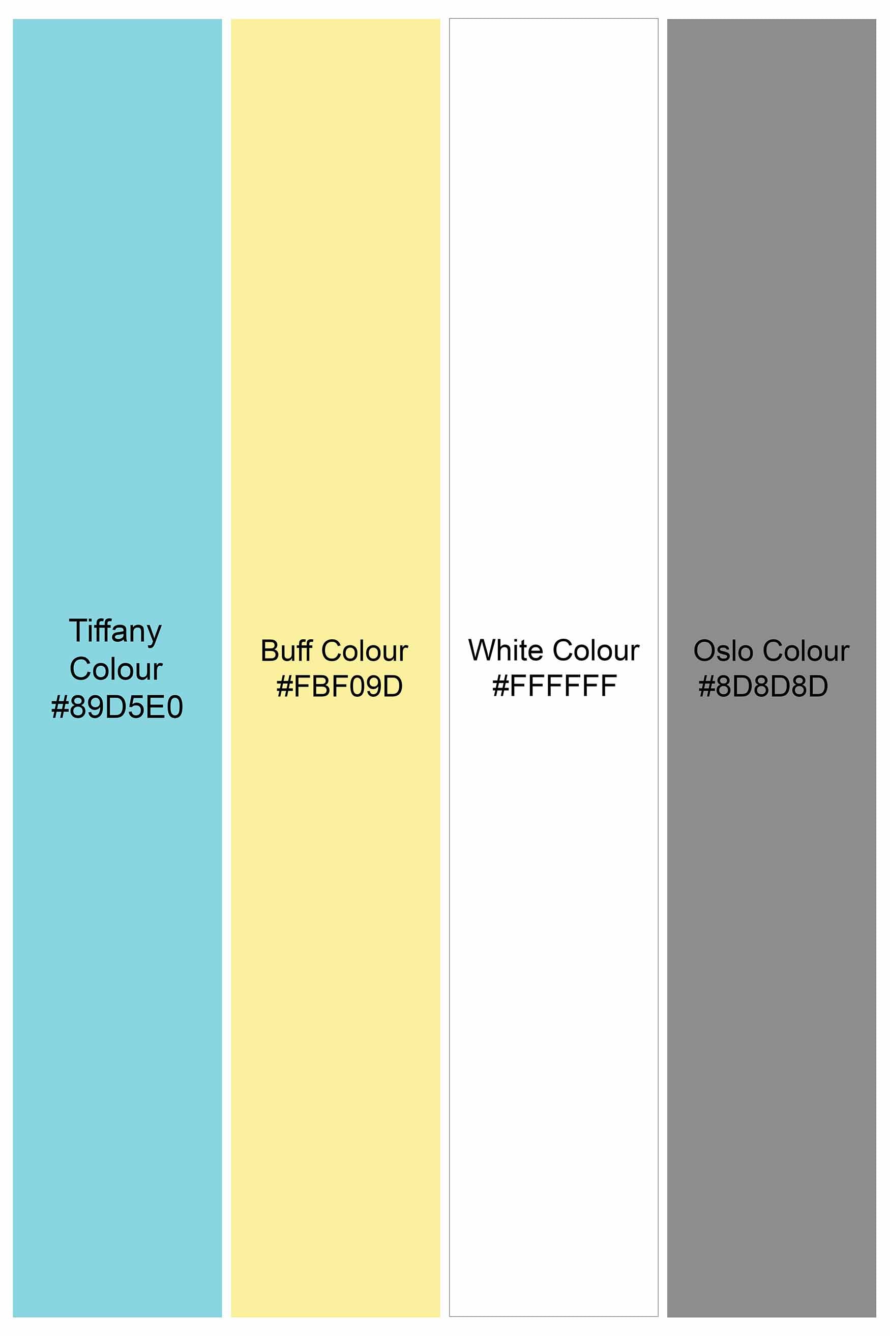 Tiffany Blue with Buff Yellow and White Striped Subtle Sheen Super Soft Premium Cotton Shirt 11596-38, 11596-H-38, 11596-39, 11596-H-39, 11596-40, 11596-H-40, 11596-42, 11596-H-42, 11596-44, 11596-H-44, 11596-46, 11596-H-46, 11596-48, 11596-H-48, 11596-50, 11596-H-50, 11596-52, 11596-H-52