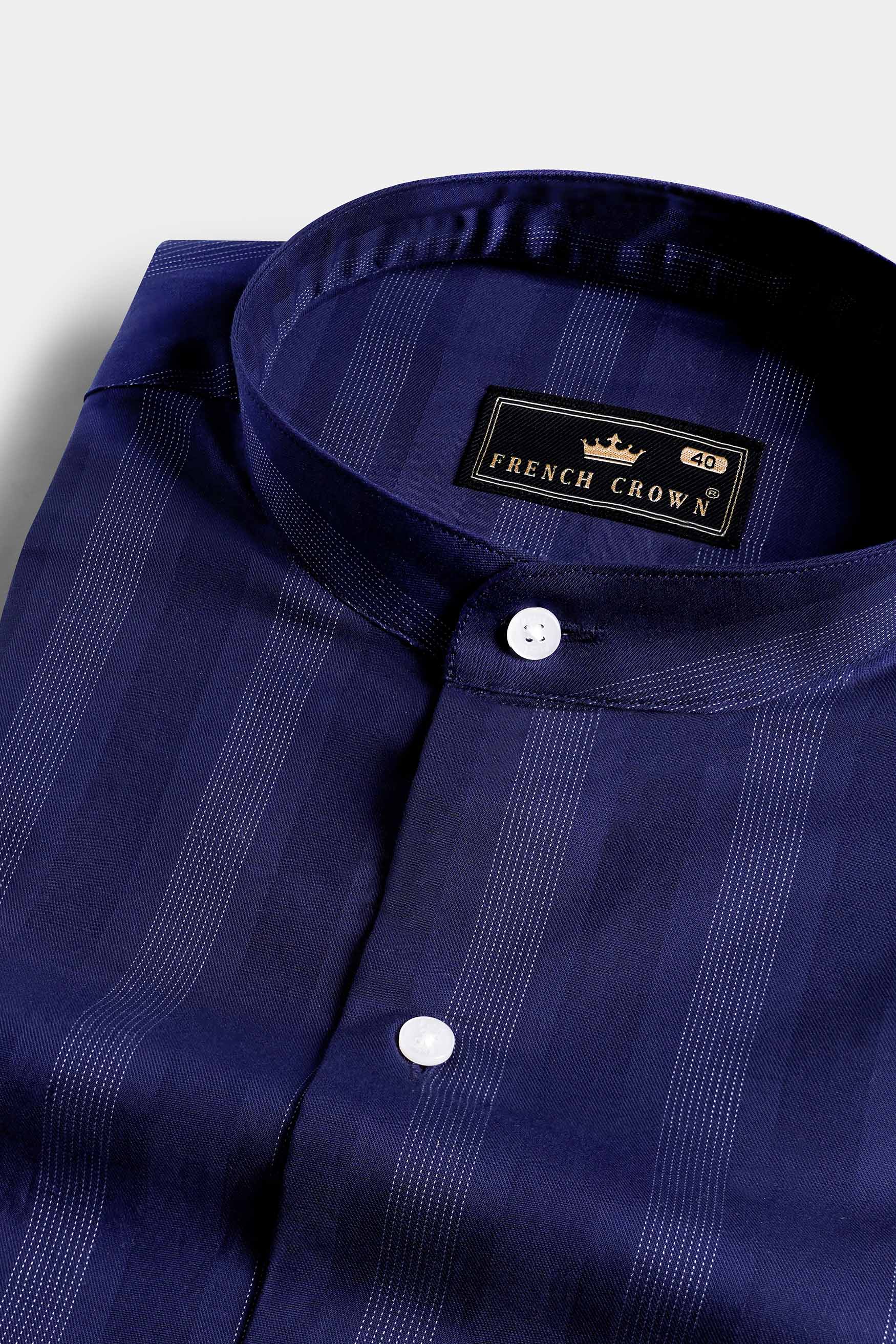 Haiti Blue and White Striped Dobby Textured Premium Giza Cotton Shirt 11600-M-38, 11600-M-H-38, 11600-M-39, 11600-M-H-39, 11600-M-40, 11600-M-H-40, 11600-M-42, 11600-M-H-42, 11600-M-44, 11600-M-H-44, 11600-M-46, 11600-M-H-46, 11600-M-48, 11600-M-H-48, 11600-M-50, 11600-M-H-50, 11600-M-52, 11600-M-H-52