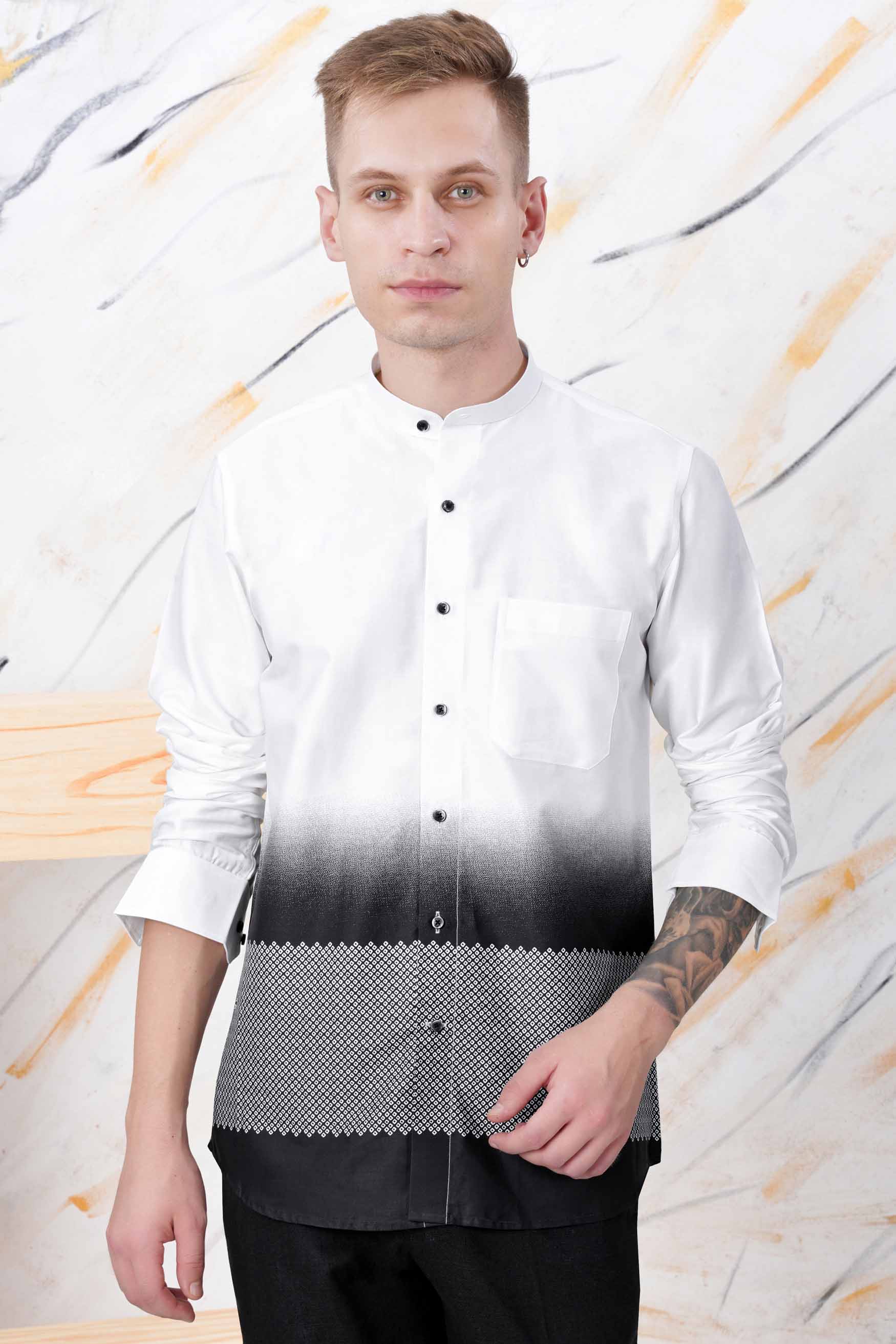 Bright White and Black Printed Subtle Sheen Super Soft Premium Cotton Shirt 11621-M-BLK-38, 11621-M-BLK-H-38, 11621-M-BLK-39, 11621-M-BLK-H-39, 11621-M-BLK-40, 11621-M-BLK-H-40, 11621-M-BLK-42, 11621-M-BLK-H-42, 11621-M-BLK-44, 11621-M-BLK-H-44, 11621-M-BLK-46, 11621-M-BLK-H-46, 11621-M-BLK-48, 11621-M-BLK-H-48, 11621-M-BLK-50, 11621-M-BLK-H-50, 11621-M-BLK-52, 11621-M-BLK-H-52