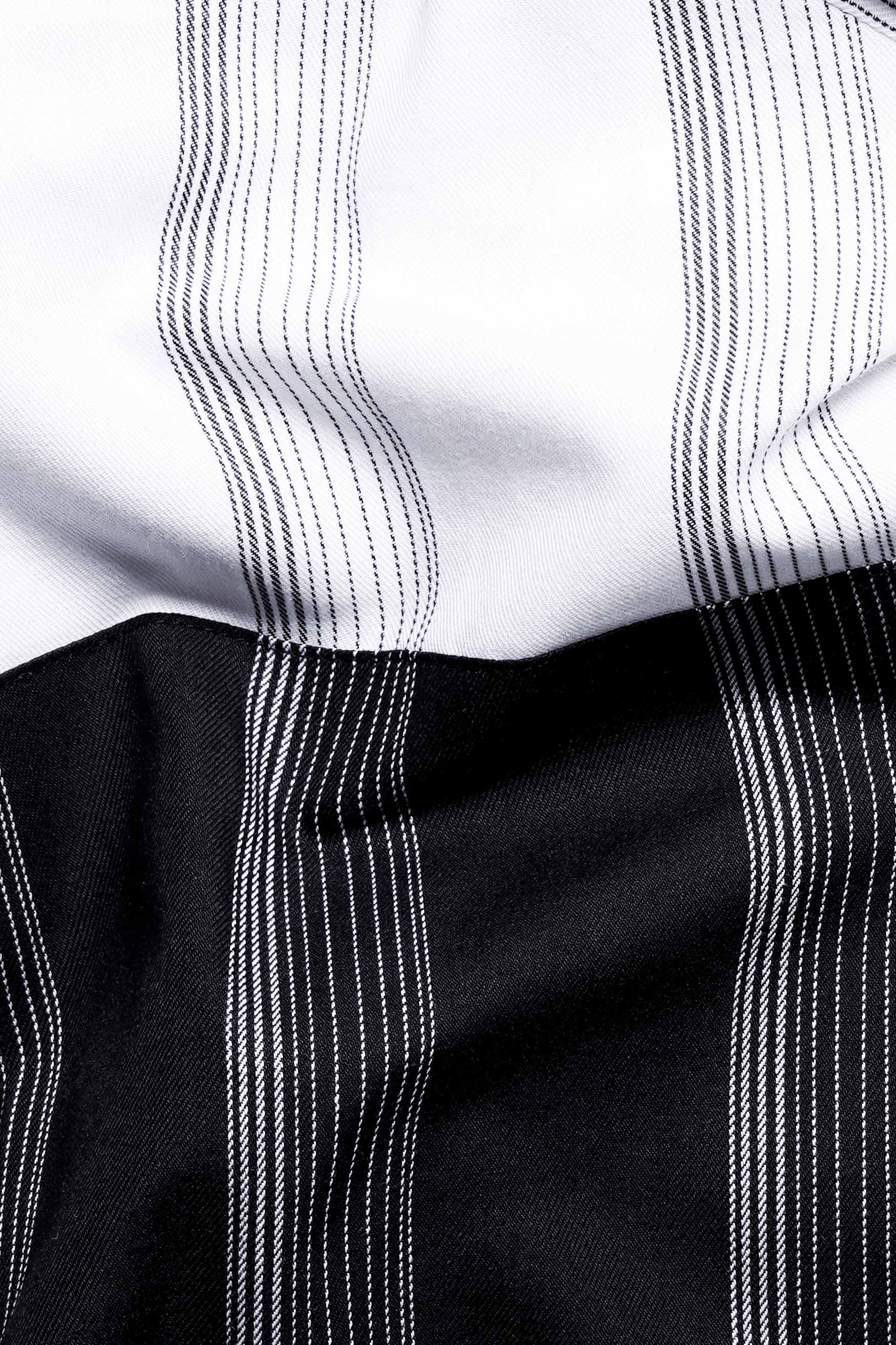 Bright White and Black Striped Dobby Textured Premium Giza Cotton Designer Shirt 11622-BLK-OS-P571-38, 11622-BLK-OS-P571-H-38, 11622-BLK-OS-P571-39, 11622-BLK-OS-P571-H-39, 11622-BLK-OS-P571-40, 11622-BLK-OS-P571-H-40, 11622-BLK-OS-P571-42, 11622-BLK-OS-P571-H-42, 11622-BLK-OS-P571-44, 11622-BLK-OS-P571-H-44, 11622-BLK-OS-P571-46, 11622-BLK-OS-P571-H-46, 11622-BLK-OS-P571-48, 11622-BLK-OS-P571-H-48, 11622-BLK-OS-P571-50, 11622-BLK-OS-P571-H-50, 11622-BLK-OS-P571-52, 11622-BLK-OS-P571-H-52
