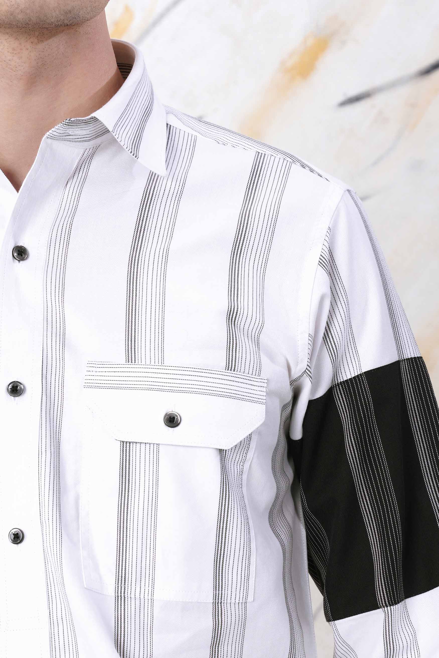 Bright White and Black Striped Dobby Textured Premium Giza Cotton Designer Shirt 11622-BLK-OS-P571-38, 11622-BLK-OS-P571-H-38, 11622-BLK-OS-P571-39, 11622-BLK-OS-P571-H-39, 11622-BLK-OS-P571-40, 11622-BLK-OS-P571-H-40, 11622-BLK-OS-P571-42, 11622-BLK-OS-P571-H-42, 11622-BLK-OS-P571-44, 11622-BLK-OS-P571-H-44, 11622-BLK-OS-P571-46, 11622-BLK-OS-P571-H-46, 11622-BLK-OS-P571-48, 11622-BLK-OS-P571-H-48, 11622-BLK-OS-P571-50, 11622-BLK-OS-P571-H-50, 11622-BLK-OS-P571-52, 11622-BLK-OS-P571-H-52