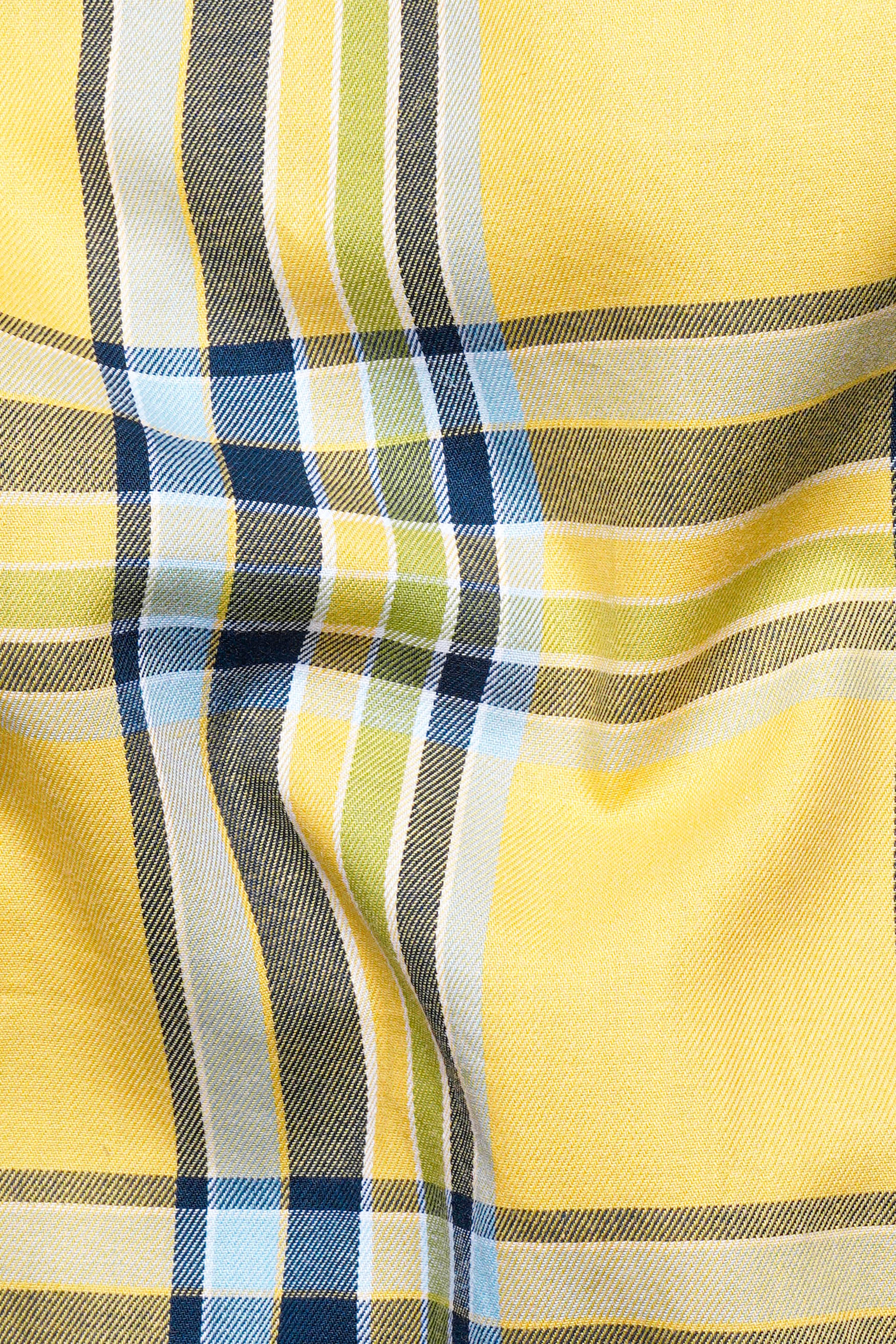 Sand Yellow and Downriver Blue Twill Plaid Premium Cotton Shirt 11679-BLE-38, 11679-BLE-H-38, 11679-BLE-39, 11679-BLE-H-39, 11679-BLE-40, 11679-BLE-H-40, 11679-BLE-42, 11679-BLE-H-42, 11679-BLE-44, 11679-BLE-H-44, 11679-BLE-46, 11679-BLE-H-46, 11679-BLE-48, 11679-BLE-H-48, 11679-BLE-50, 11679-BLE-H-50, 11679-BLE-52, 11679-BLE-H-52