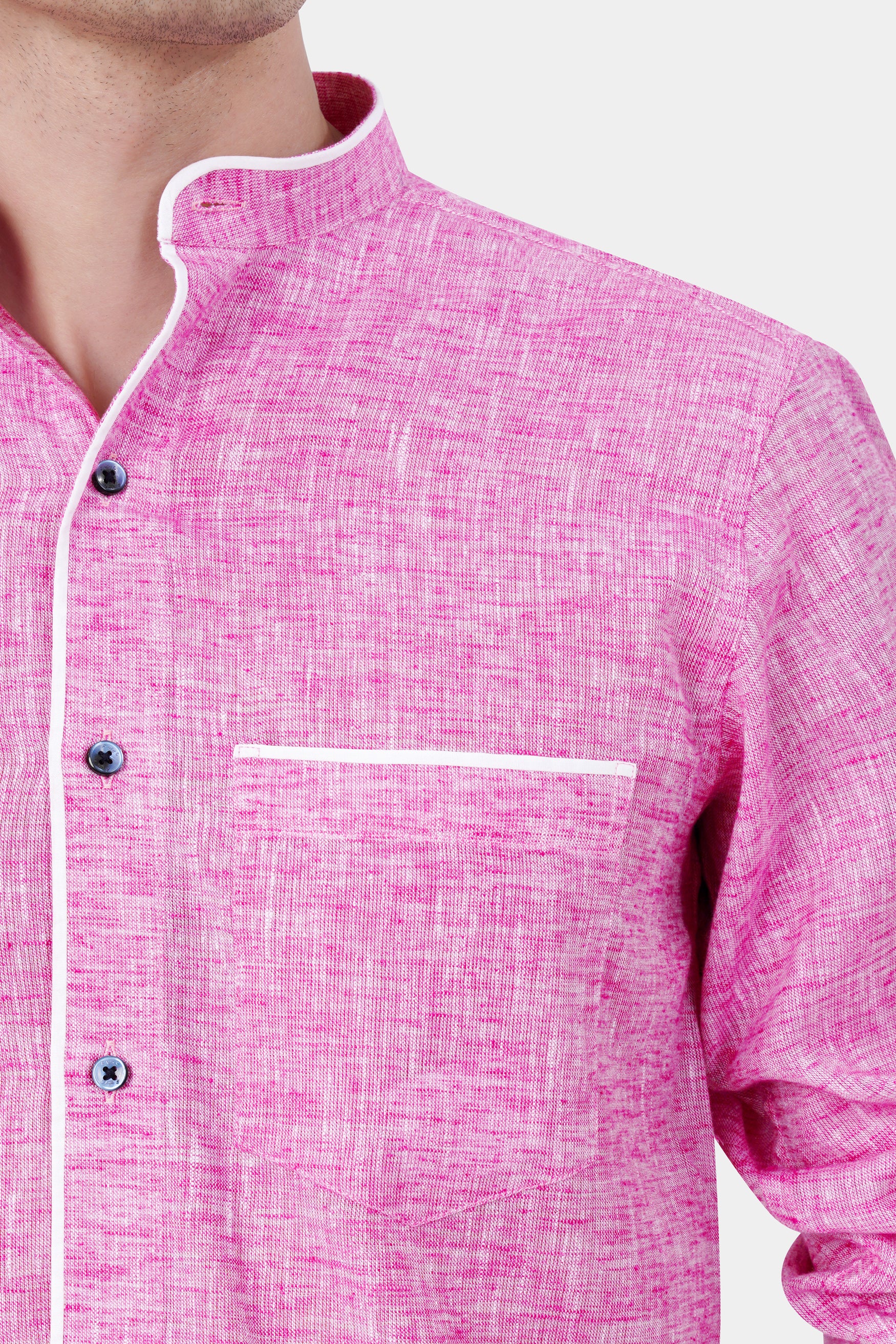 Chantilly Pink with White Piping Work Luxurious Linen Designer Shirt 11707-M-BLE-PIPING-38, 11707-M-BLE-PIPING-H-38, 11707-M-BLE-PIPING-39, 11707-M-BLE-PIPING-H-39, 11707-M-BLE-PIPING-40, 11707-M-BLE-PIPING-H-40, 11707-M-BLE-PIPING-42, 11707-M-BLE-PIPING-H-42, 11707-M-BLE-PIPING-44, 11707-M-BLE-PIPING-H-44, 11707-M-BLE-PIPING-46, 11707-M-BLE-PIPING-H-46, 11707-M-BLE-PIPING-48, 11707-M-BLE-PIPING-H-48, 11707-M-BLE-PIPING-50, 11707-M-BLE-PIPING-H-50, 11707-M-BLE-PIPING-52, 11707-M-BLE-PIPING-H-52