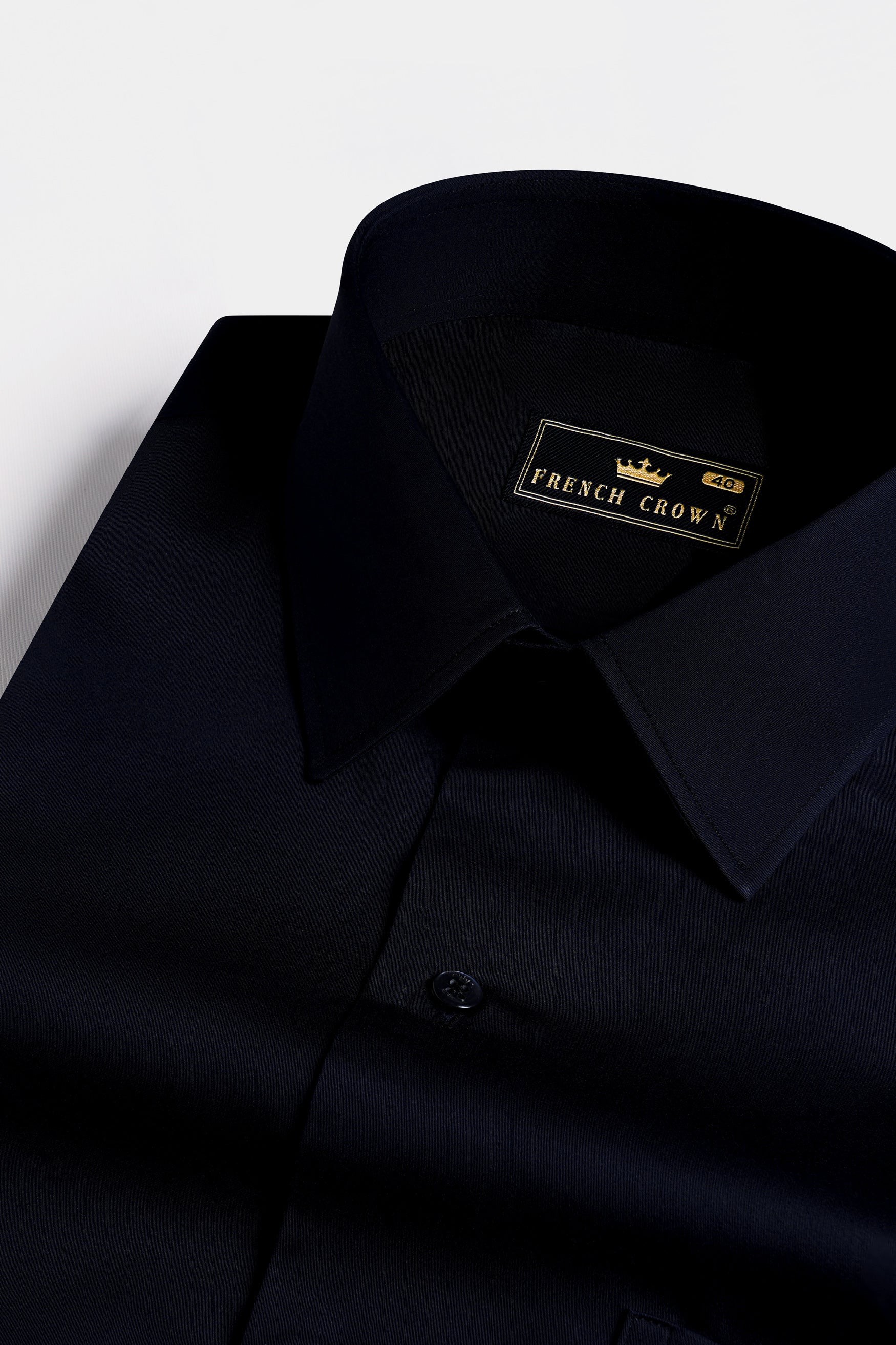 Jade Black Subtle Sheen Super Soft Premium Cotton Shirt 11708-BLK-38, 11708-BLK-H-38, 11708-BLK-39, 11708-BLK-H-39, 11708-BLK-40, 11708-BLK-H-40, 11708-BLK-42, 11708-BLK-H-42, 11708-BLK-44, 11708-BLK-H-44, 11708-BLK-46, 11708-BLK-H-46, 11708-BLK-48, 11708-BLK-H-48, 11708-BLK-50, 11708-BLK-H-50, 11708-BLK-52, 11708-BLK-H-52