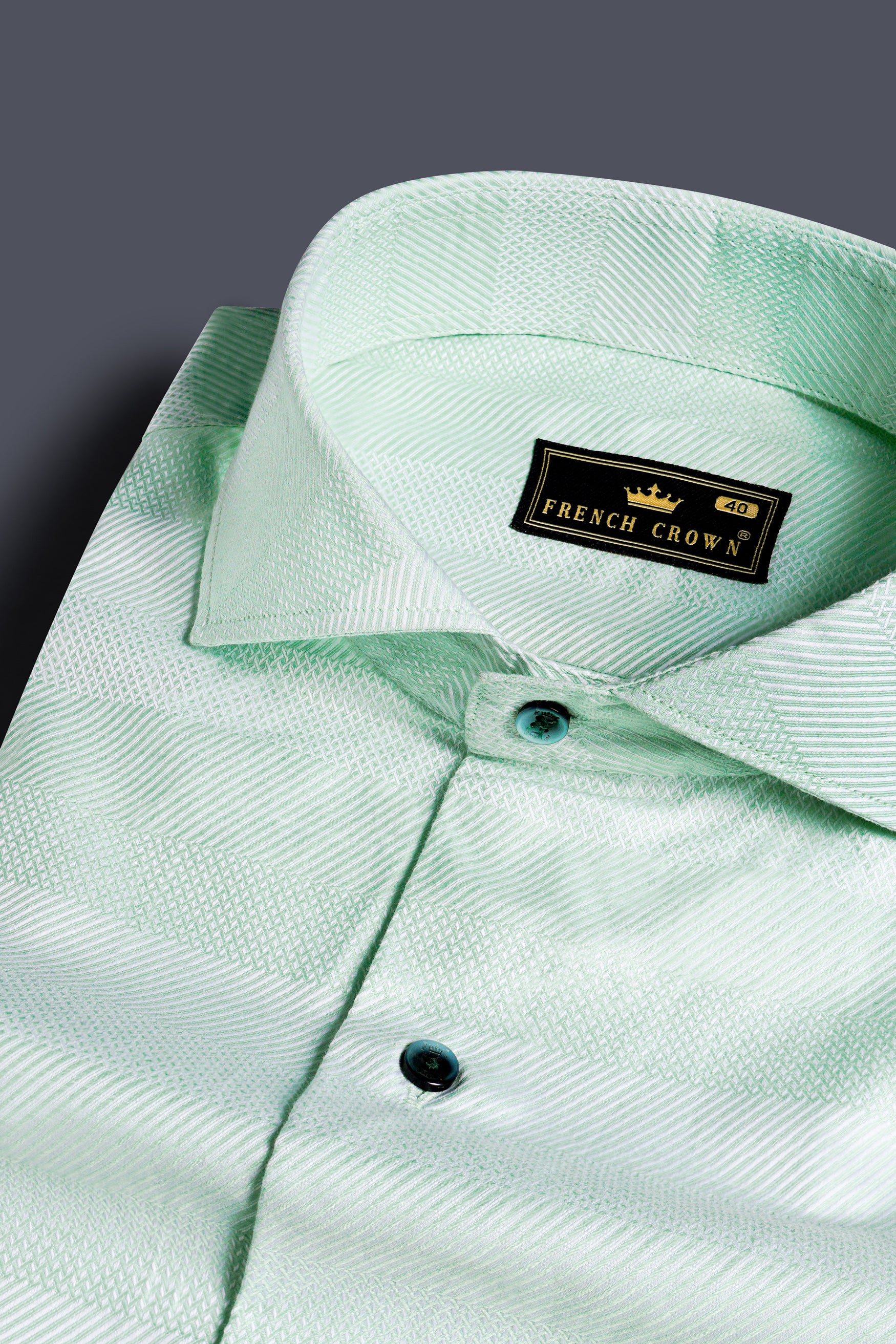 Pixie Green Dobby Textured Premium Giza Cotton Shirt 11747-CA-GR-38, 11747-CA-GR-H-38, 11747-CA-GR-39, 11747-CA-GR-H-39, 11747-CA-GR-40, 11747-CA-GR-H-40, 11747-CA-GR-42, 11747-CA-GR-H-42, 11747-CA-GR-44, 11747-CA-GR-H-44, 11747-CA-GR-46, 11747-CA-GR-H-46, 11747-CA-GR-48, 11747-CA-GR-H-48, 11747-CA-GR-50, 11747-CA-GR-H-50, 11747-CA-GR-52, 11747-CA-GR-H-52