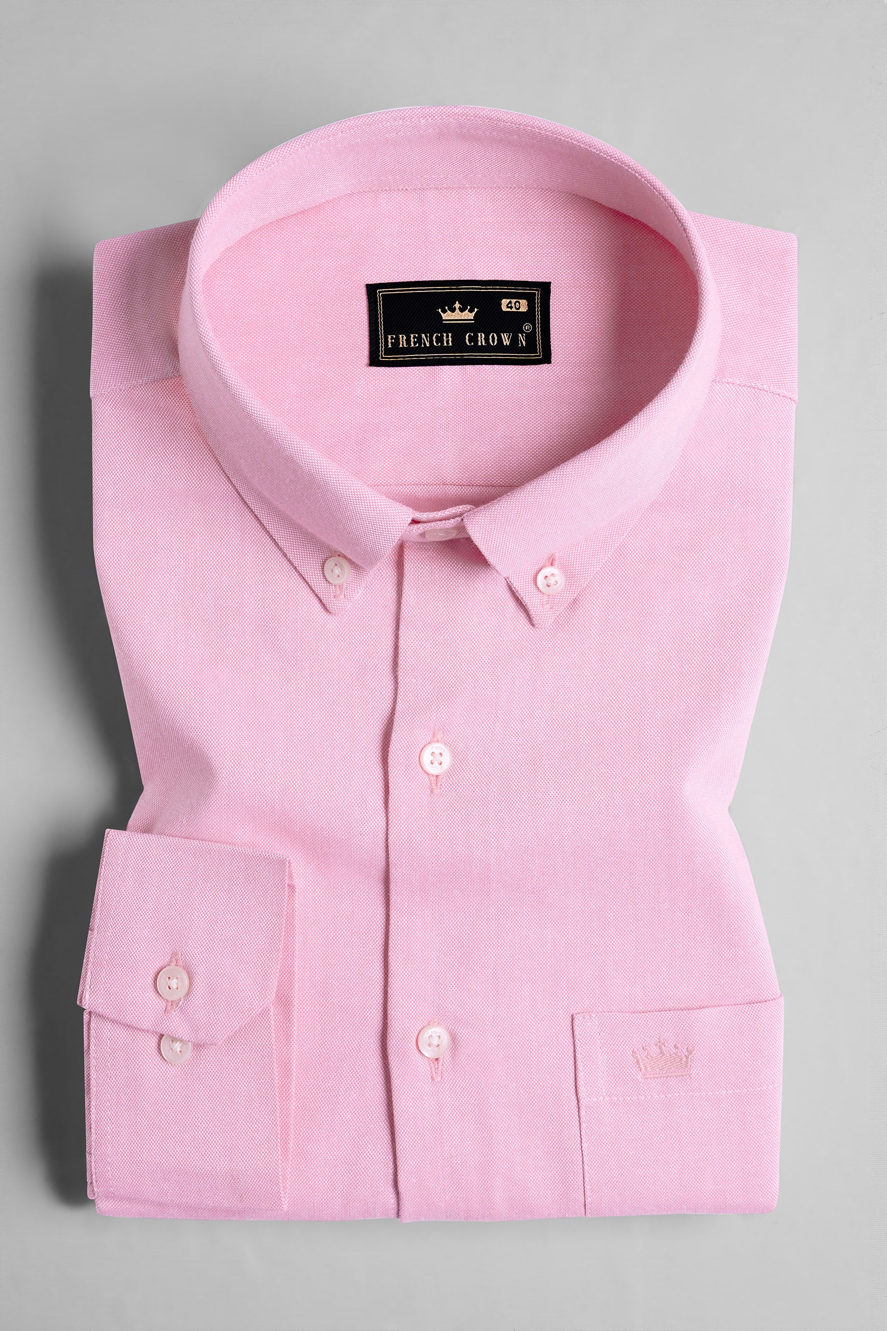 Candy Pink Royal Oxford Button Down Shirt