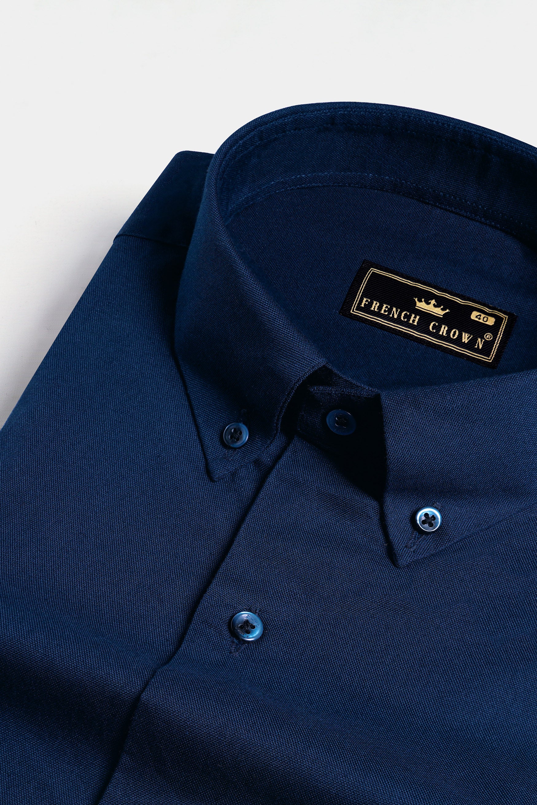 Astros Blue Royal Oxford Button Down Shirt