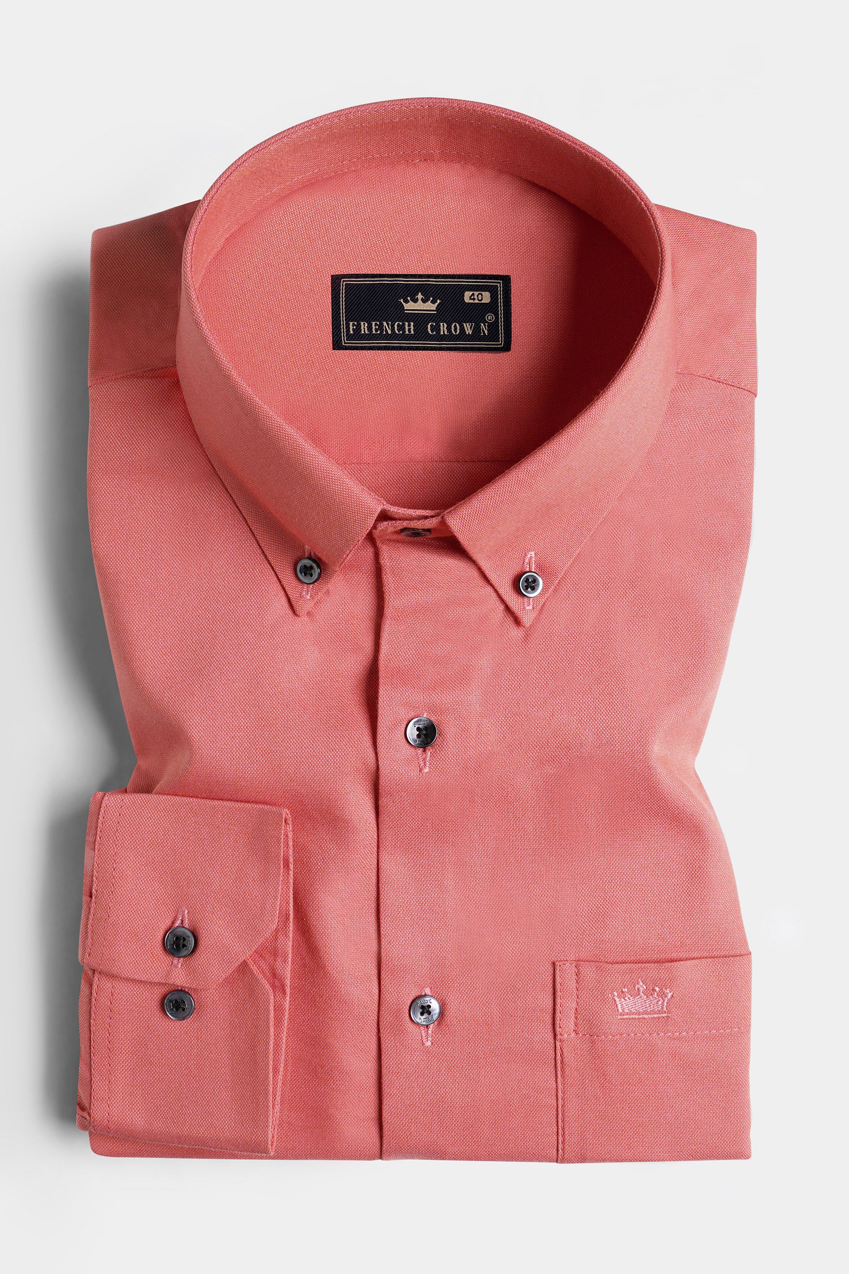 Sunglo Peach Royal Oxford Button Down Shirt 11906-BD-BLK-38, 11906-BD-BLK-H-38, 11906-BD-BLK-39, 11906-BD-BLK-H-39, 11906-BD-BLK-40, 11906-BD-BLK-H-40, 11906-BD-BLK-42, 11906-BD-BLK-H-42, 11906-BD-BLK-44, 11906-BD-BLK-H-44, 11906-BD-BLK-46, 11906-BD-BLK-H-46, 11906-BD-BLK-48, 11906-BD-BLK-H-48, 11906-BD-BLK-50, 11906-BD-BLK-H-50, 11906-BD-BLK-52, 11906-BD-BLK-H-52